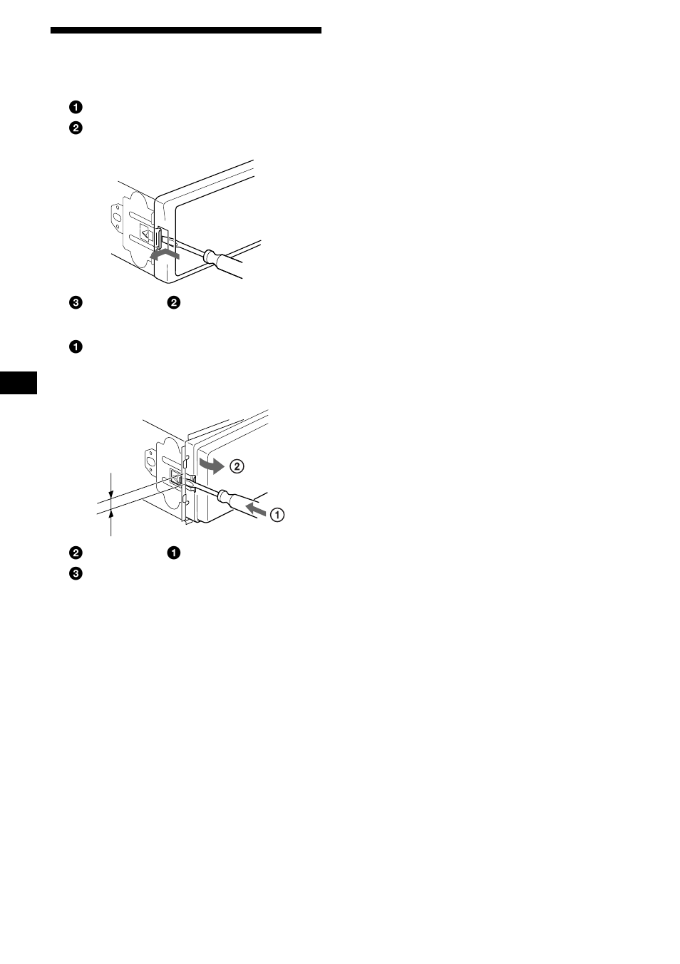 Removing the unit, 24 removing the unit | Sony CDX-CA900X User Manual | Page 24 / 84