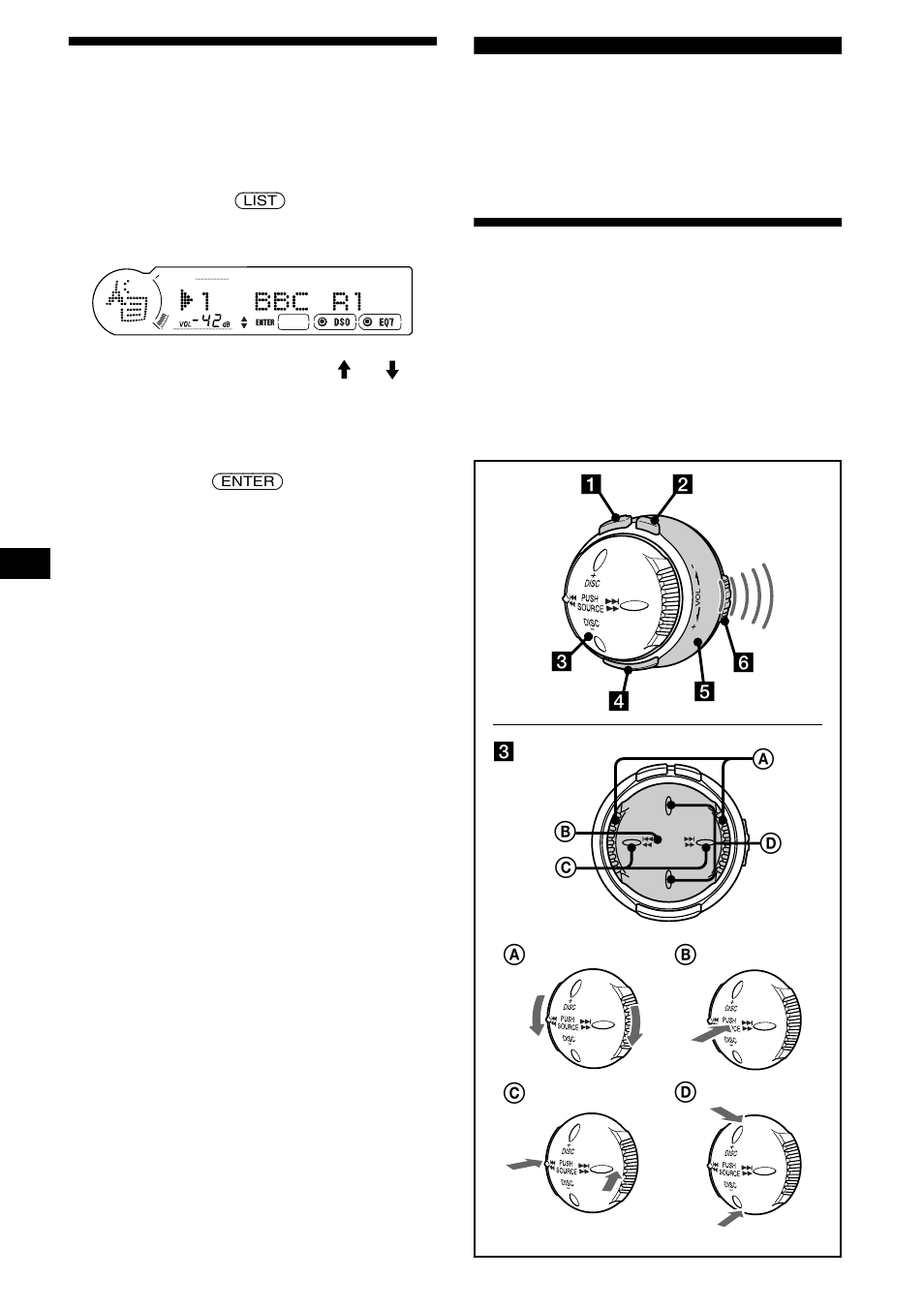 Syntonisation d’une station à partir d’une liste, Affichage automatique des titres, Autres fonctions | Fonctionnement du satellite de commande, Fonctionnement du satellite de, Commande | Sony CDX-CA900X User Manual | Page 44 / 84