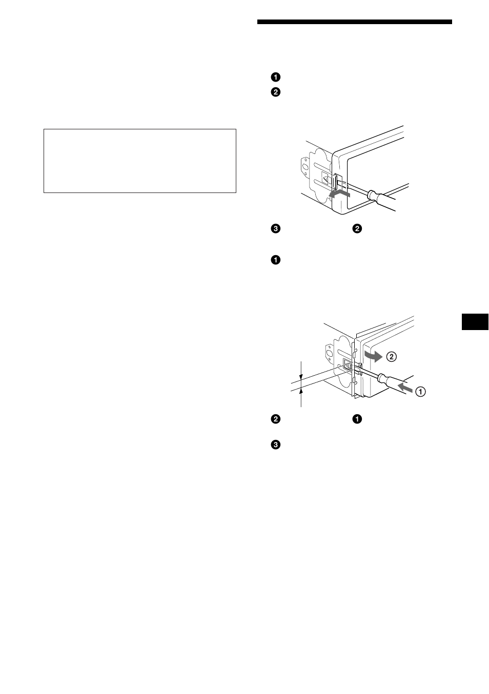 Extracción de la unidad | Sony CDX-CA900X User Manual | Page 81 / 84