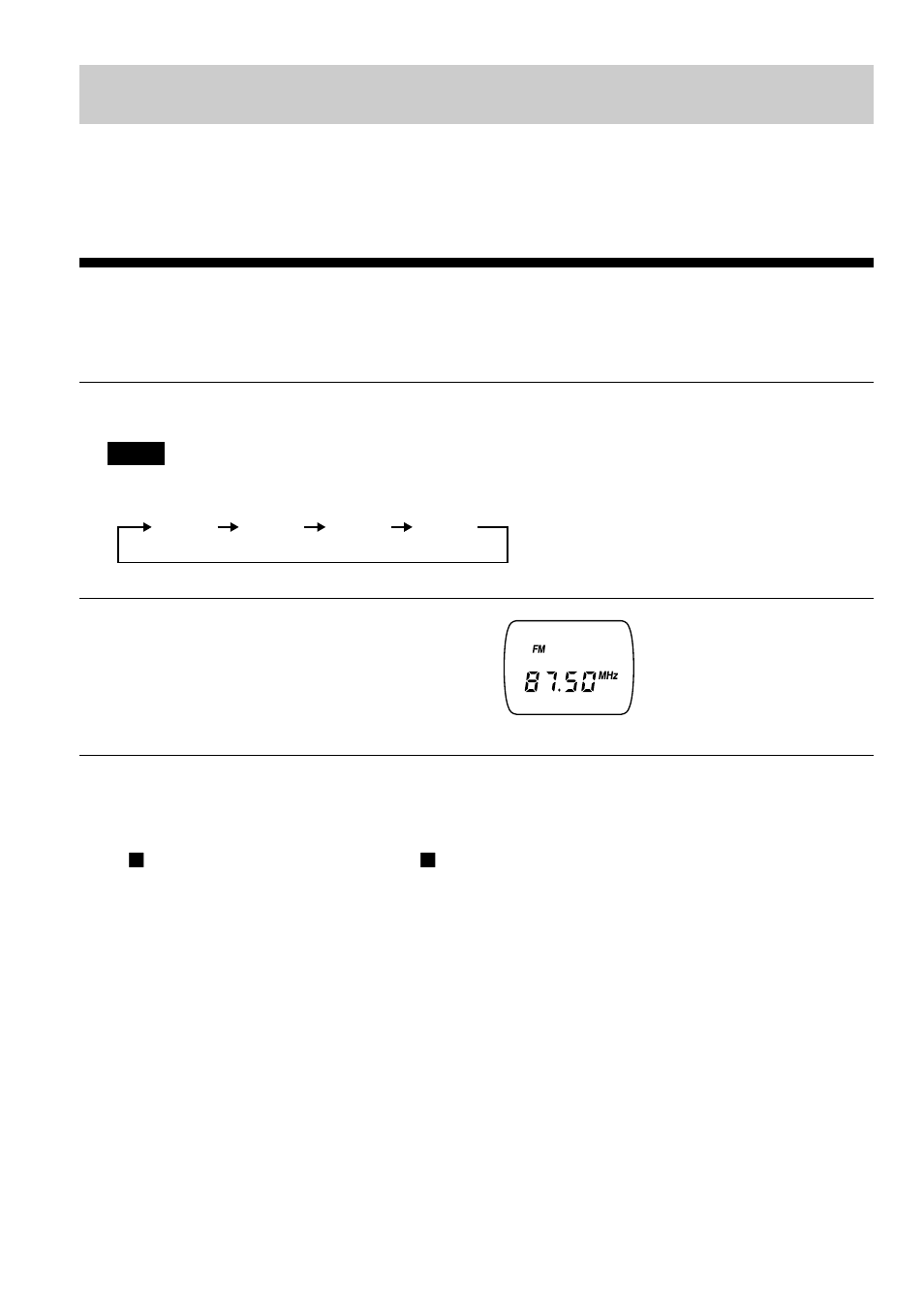 Using the radio, Listening to the radio | Sony D-FJ401 User Manual | Page 12 / 32
