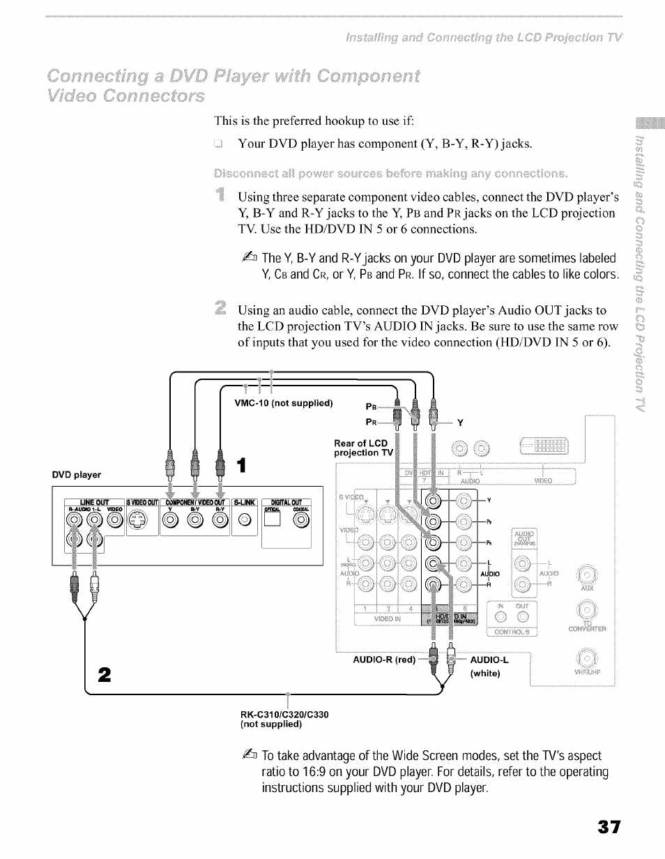 Sony KFO50WE610 User Manual | Page 37 / 104