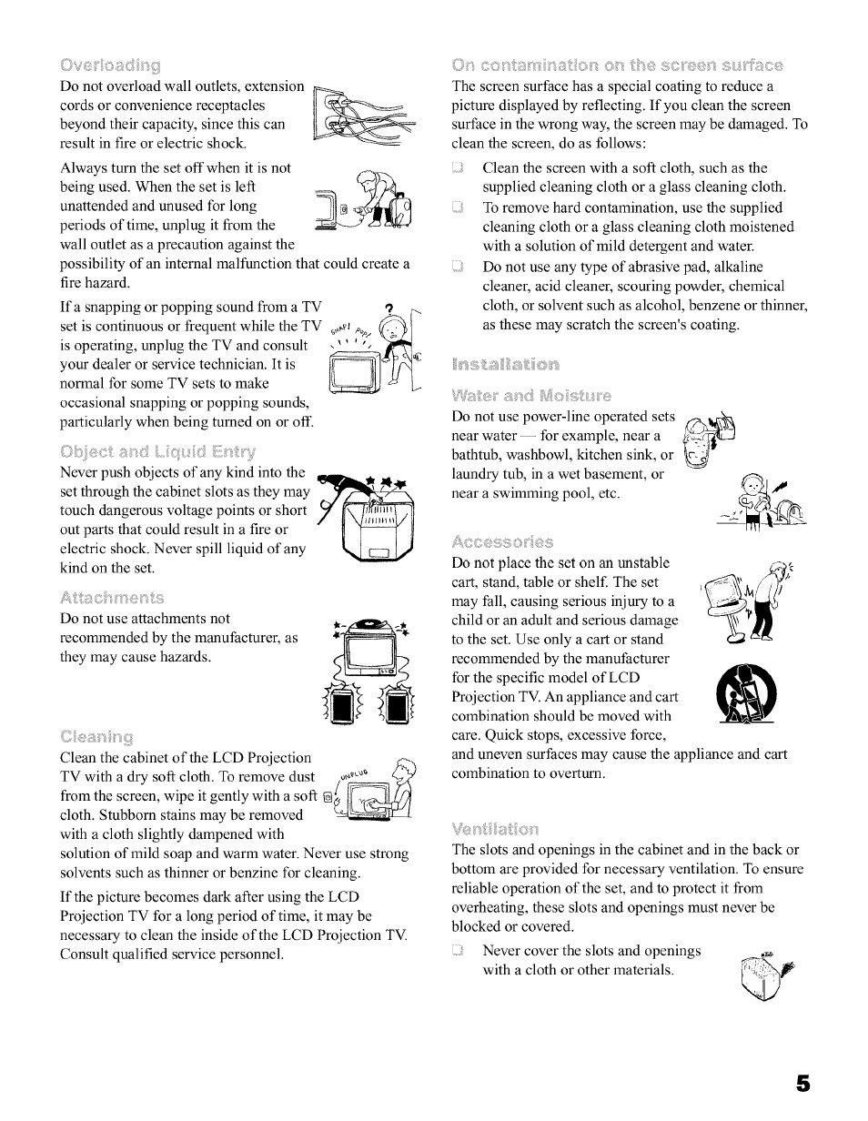 Sony KFO50WE610 User Manual | Page 5 / 104