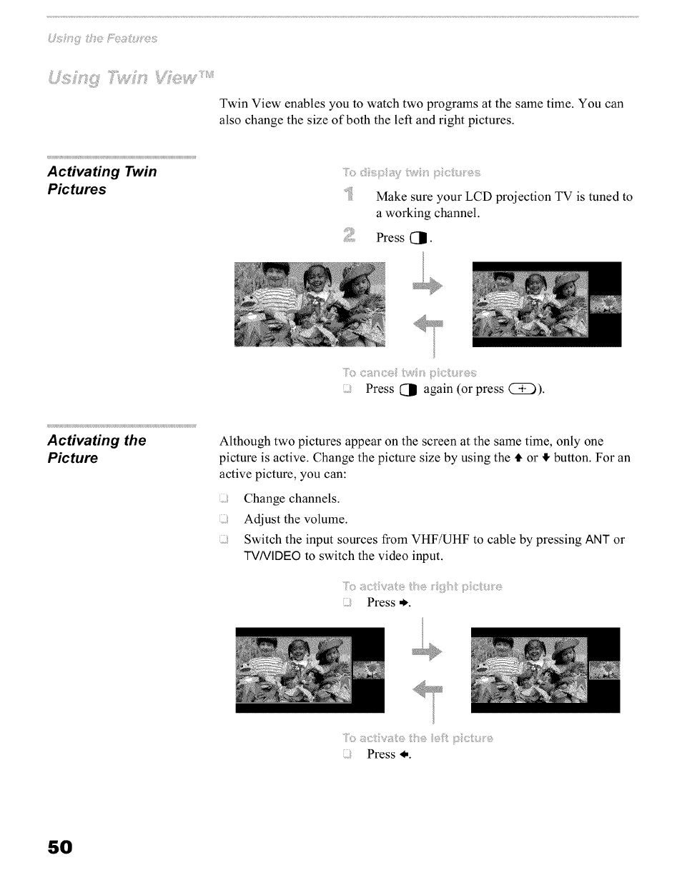 Sony KFO50WE610 User Manual | Page 50 / 104