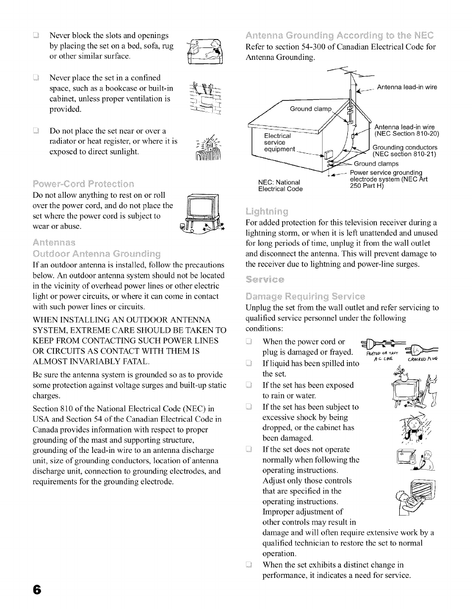 Sony KFO50WE610 User Manual | Page 6 / 104