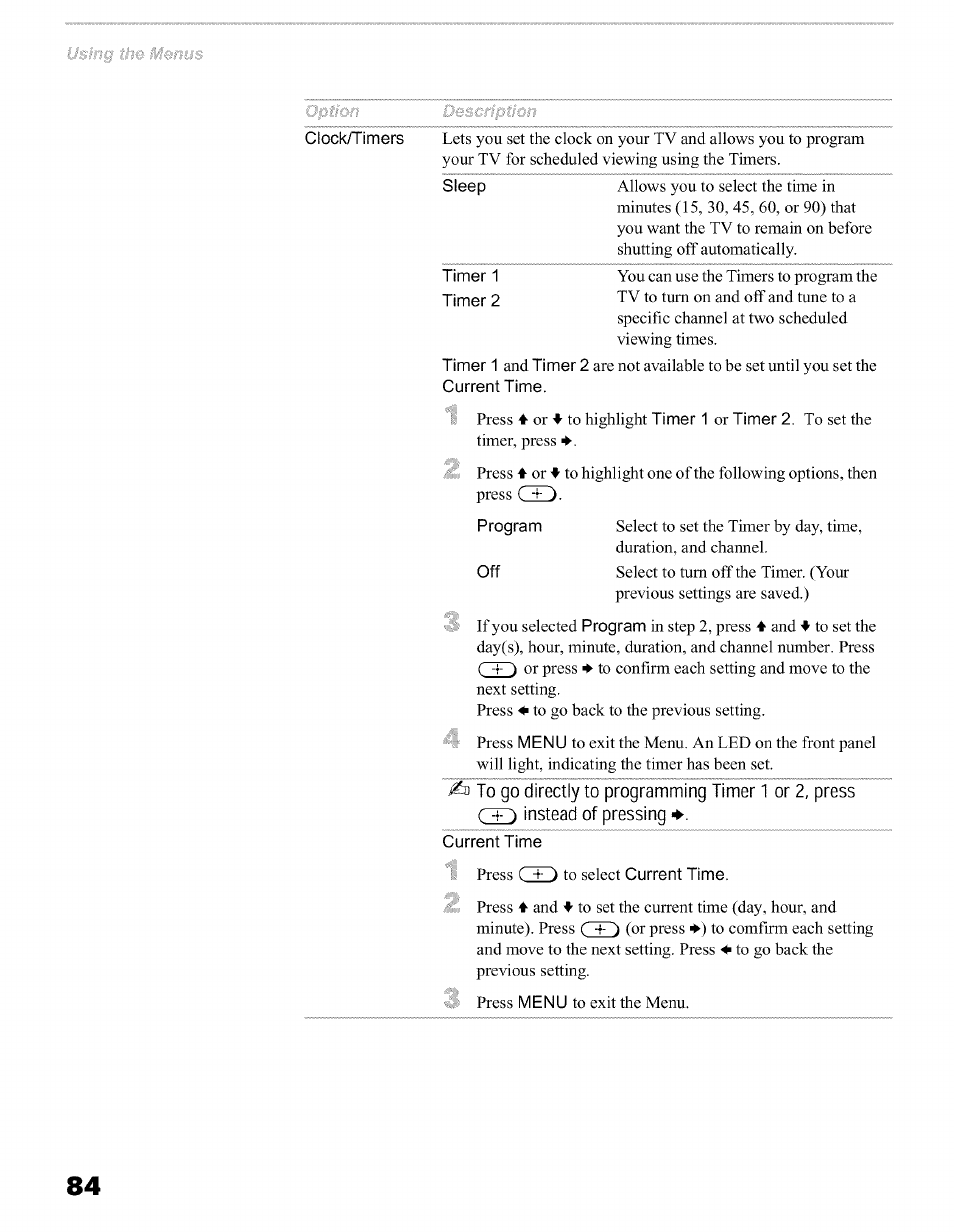 Sony KFO50WE610 User Manual | Page 84 / 104