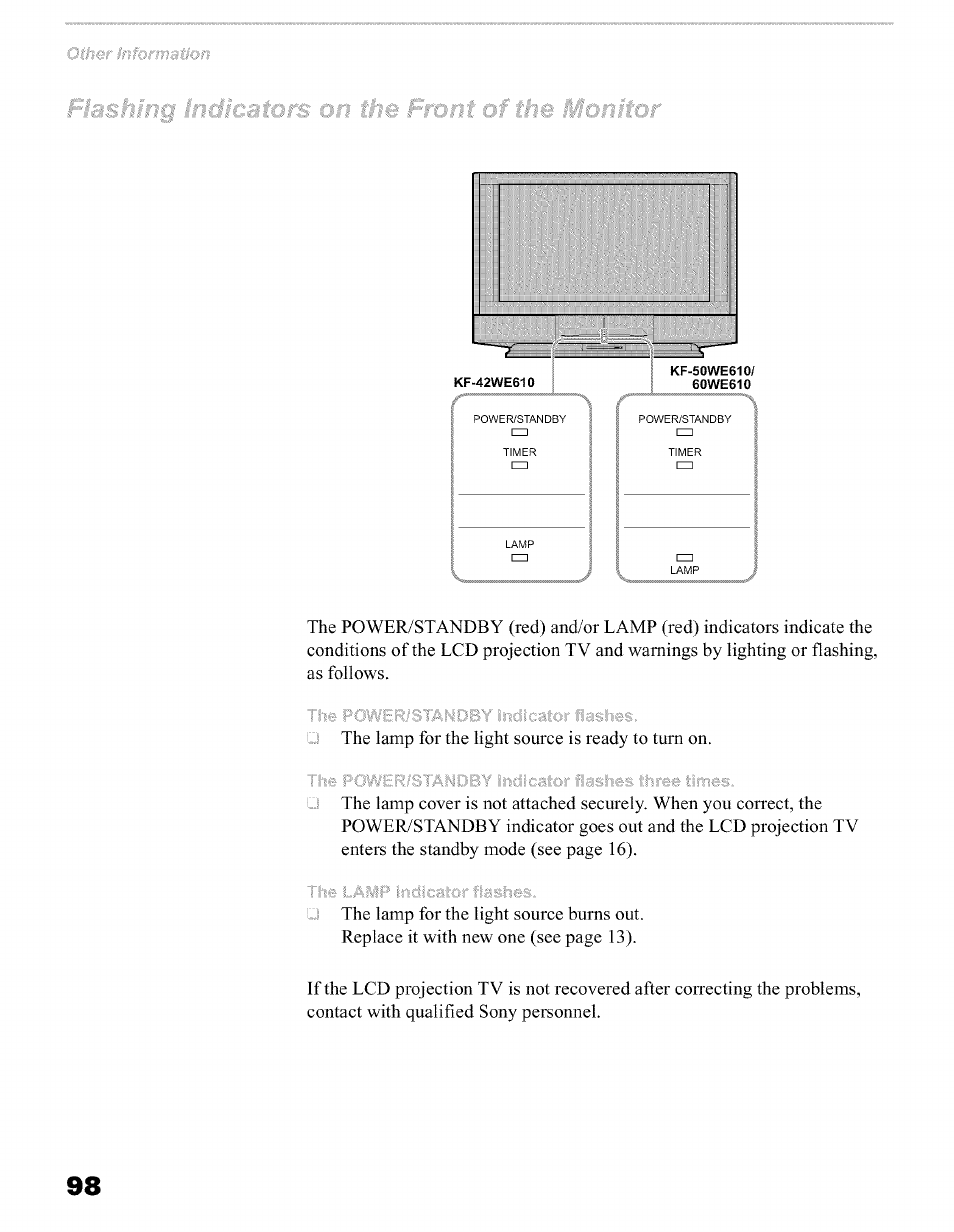 R#ia laa^fr af raa ma^arar | Sony KFO50WE610 User Manual | Page 98 / 104