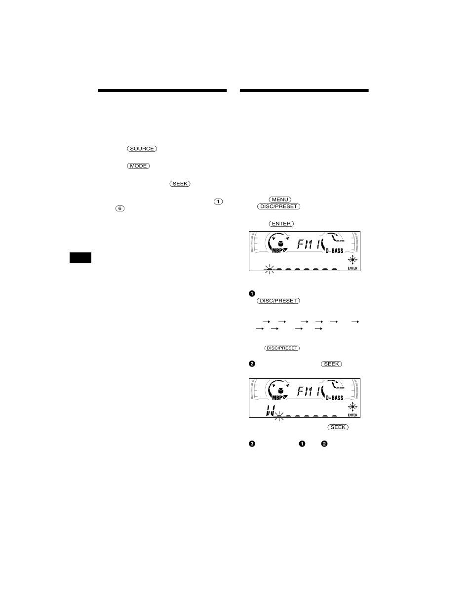 Storing only the desired stations, Storing station names, Station memo | Sony MDX-CA680X User Manual | Page 14 / 28