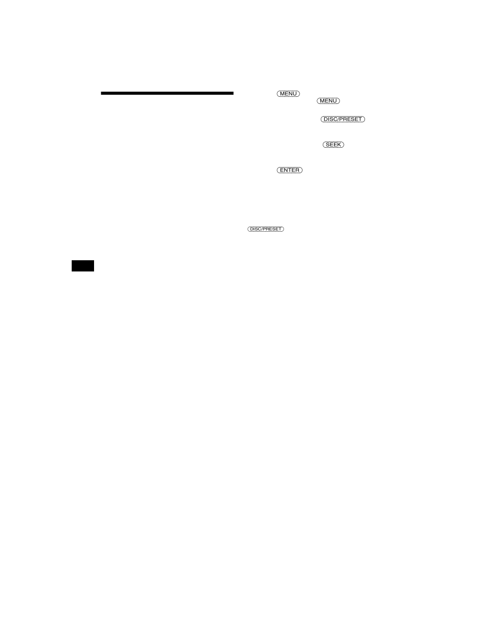 Changing the sound and display settings, Menu | Sony MDX-CA680X User Manual | Page 18 / 28