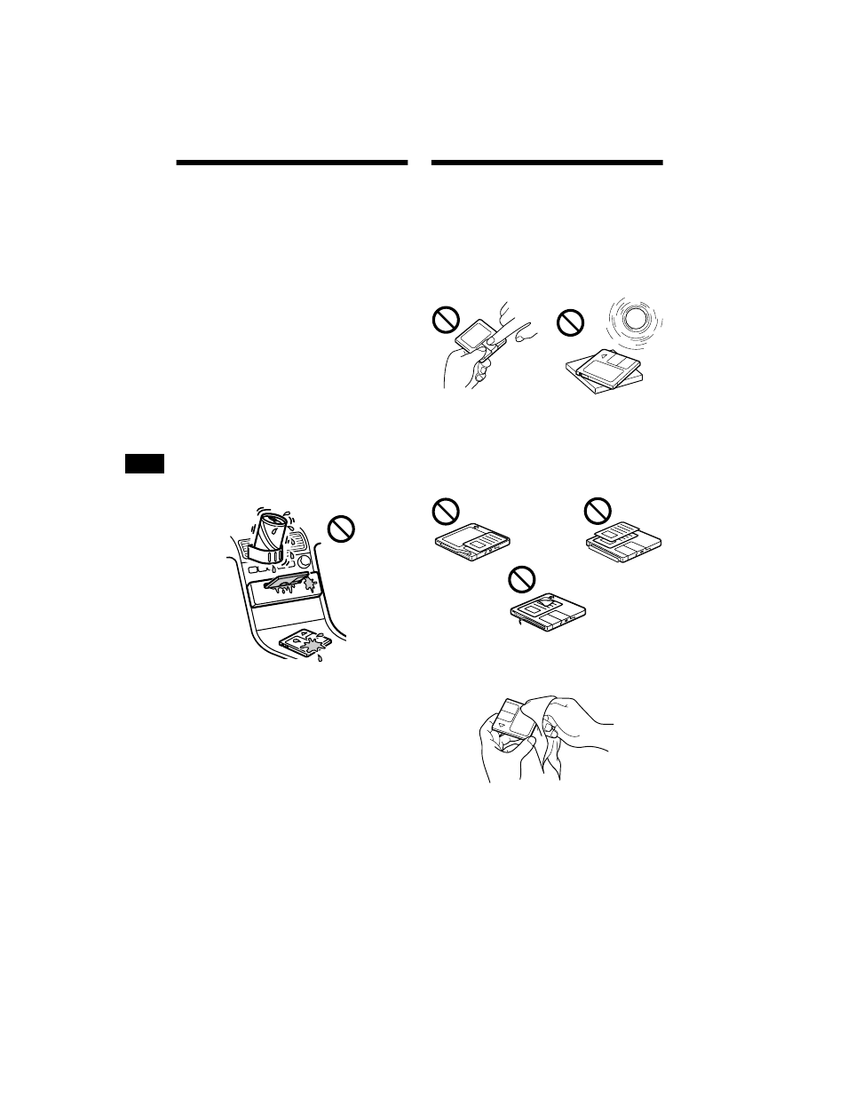 Precautions, Notes on mds, Precautions notes on mds | Sony MDX-CA680X User Manual | Page 6 / 28