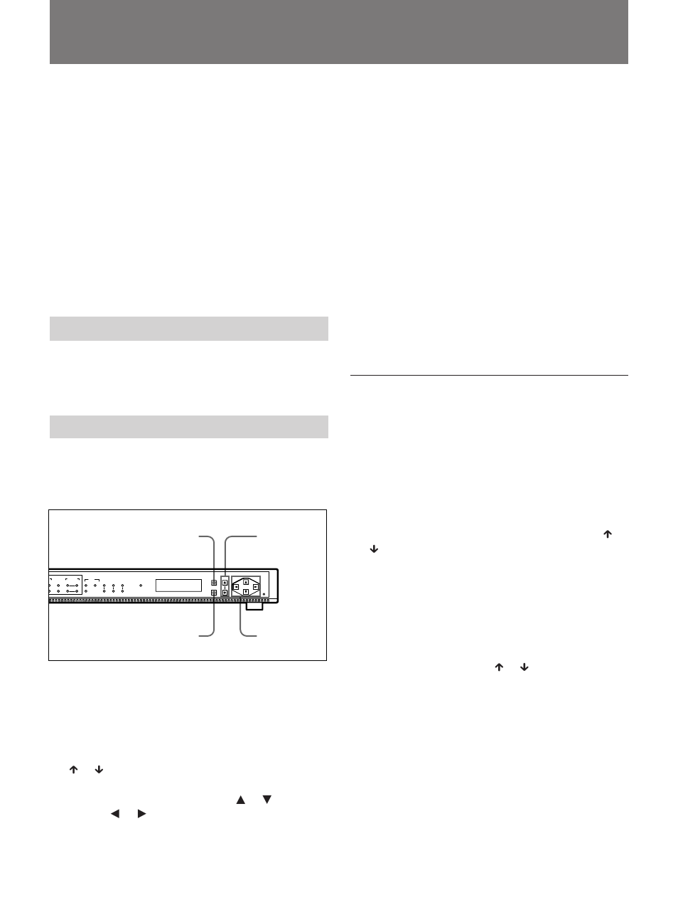 Menu setup, Initial display, Changing the parameters | Sony DSM-T1 User Manual | Page 10 / 19