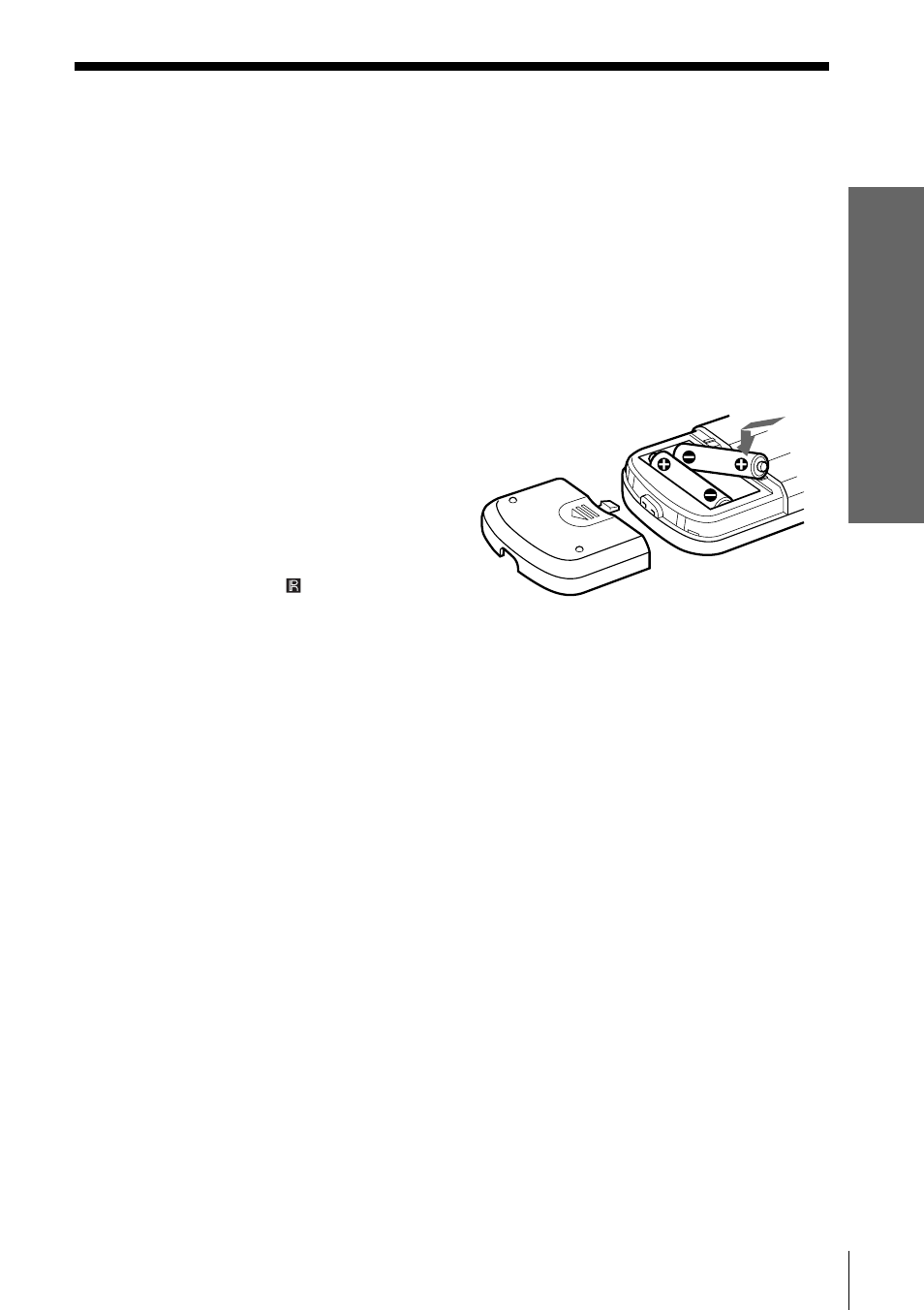 Unpacking, Inserting batteries into the remote | Sony DVP-F5 User Manual | Page 13 / 120