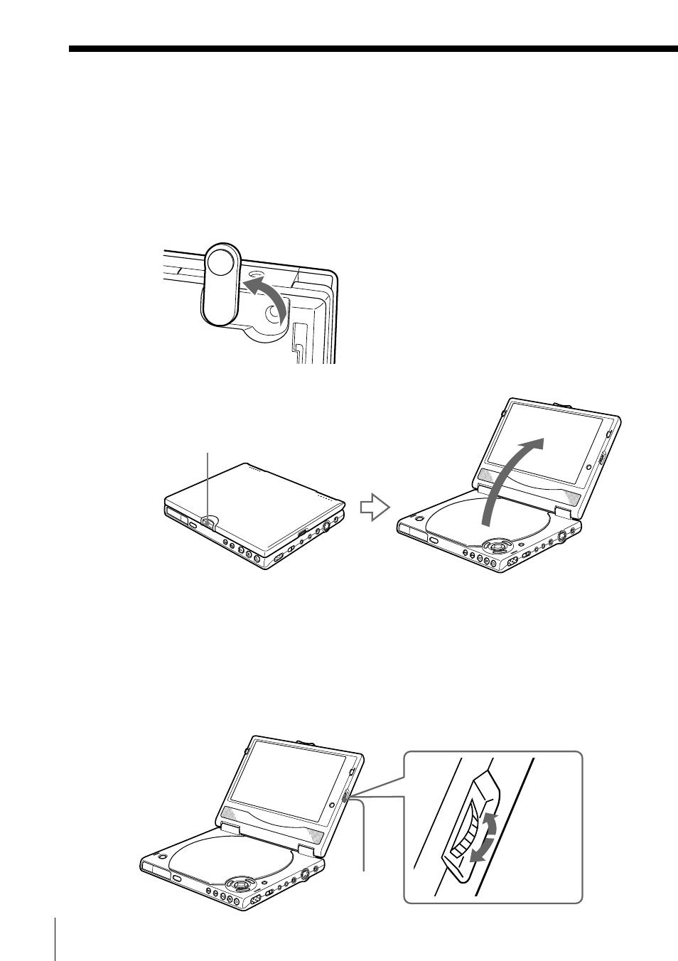 Using the lcd screen (dvp-fx1 only) | Sony DVP-F5 User Manual | Page 14 / 120