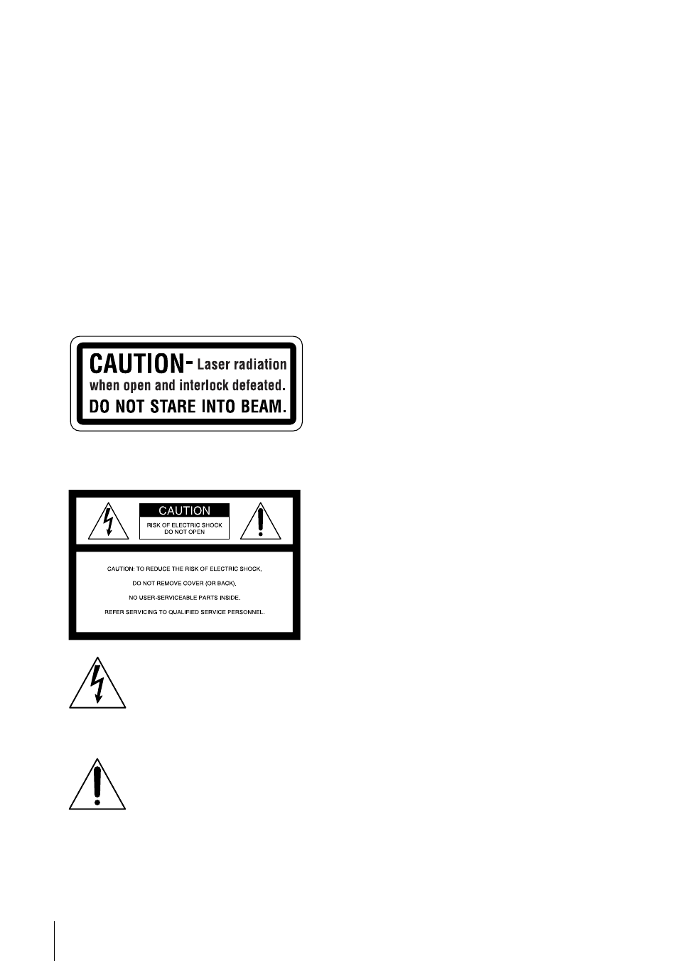 Warning | Sony DVP-F5 User Manual | Page 2 / 120