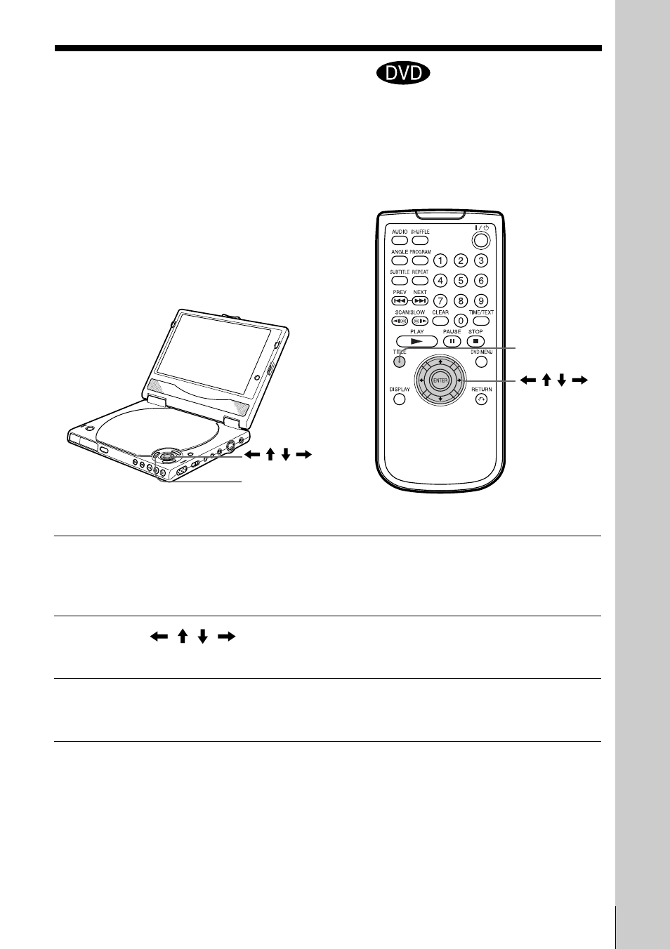 Using the dvd’s menu | Sony DVP-F5 User Manual | Page 37 / 120