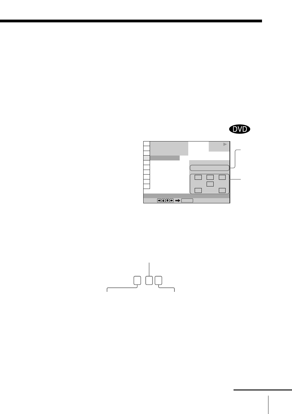 Dolby digital 3 / 2, Displaying the audio information of the disc | Sony DVP-F5 User Manual | Page 55 / 120