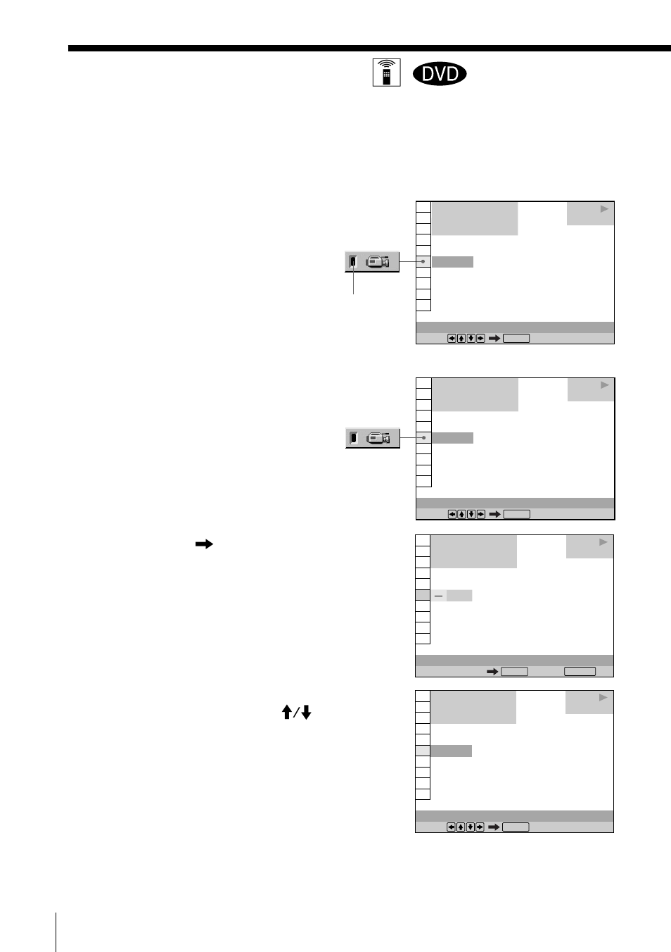 Changing the angles z, Select “angle | Sony DVP-F5 User Manual | Page 58 / 120