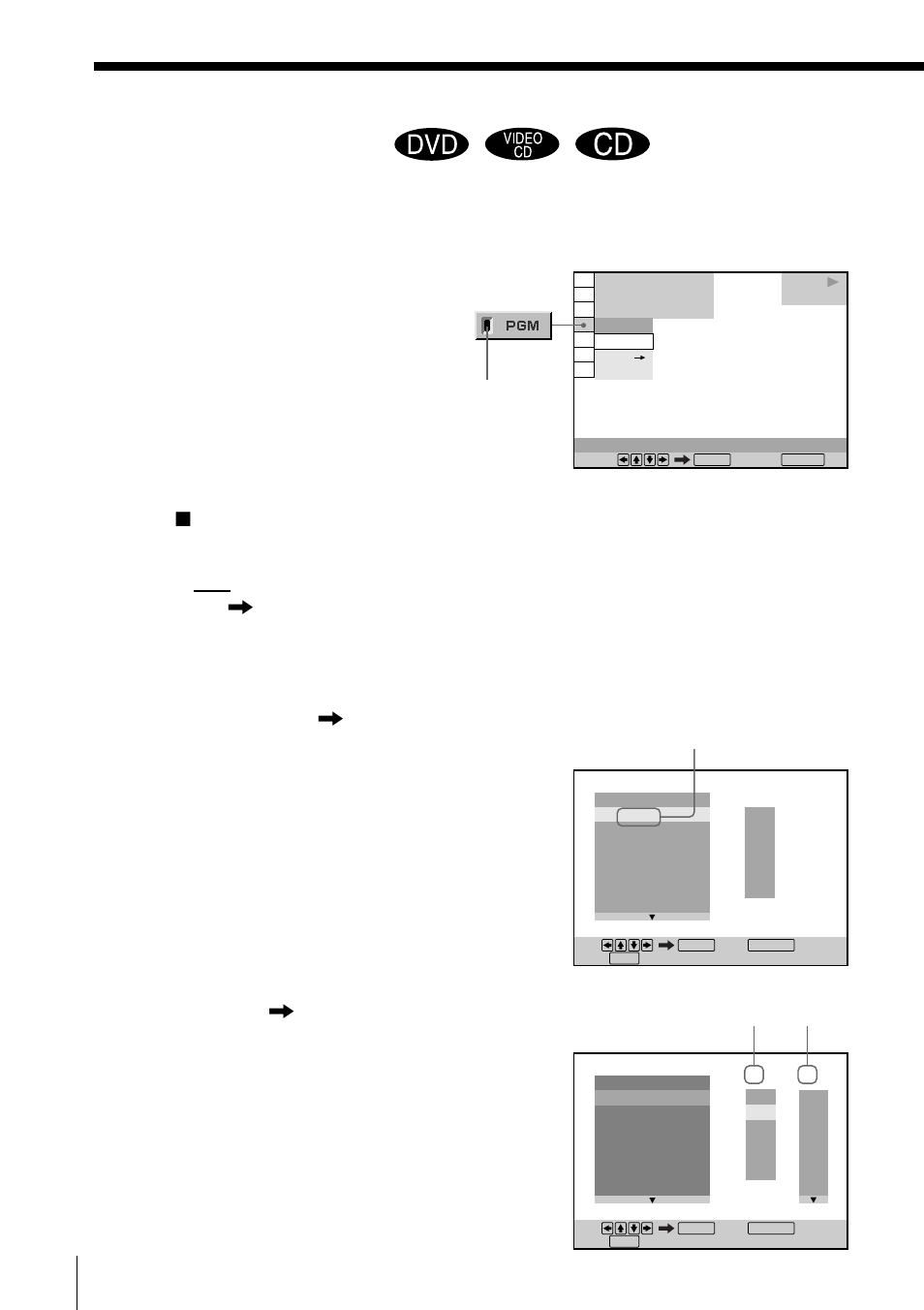 Creating your own program (program play), Creating the program | Sony DVP-F5 User Manual | Page 68 / 120