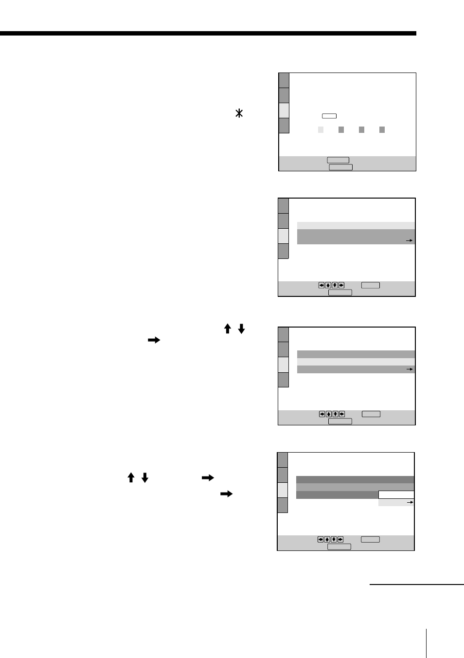 Select “standard” using m/m, then press | Sony DVP-F5 User Manual | Page 87 / 120