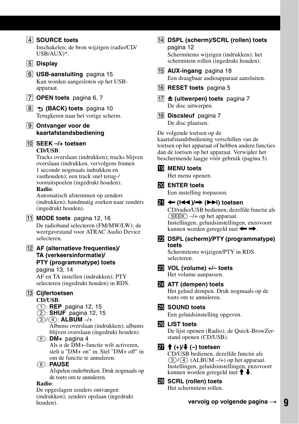 Sony CDX-GT828U User Manual | Page 121 / 140