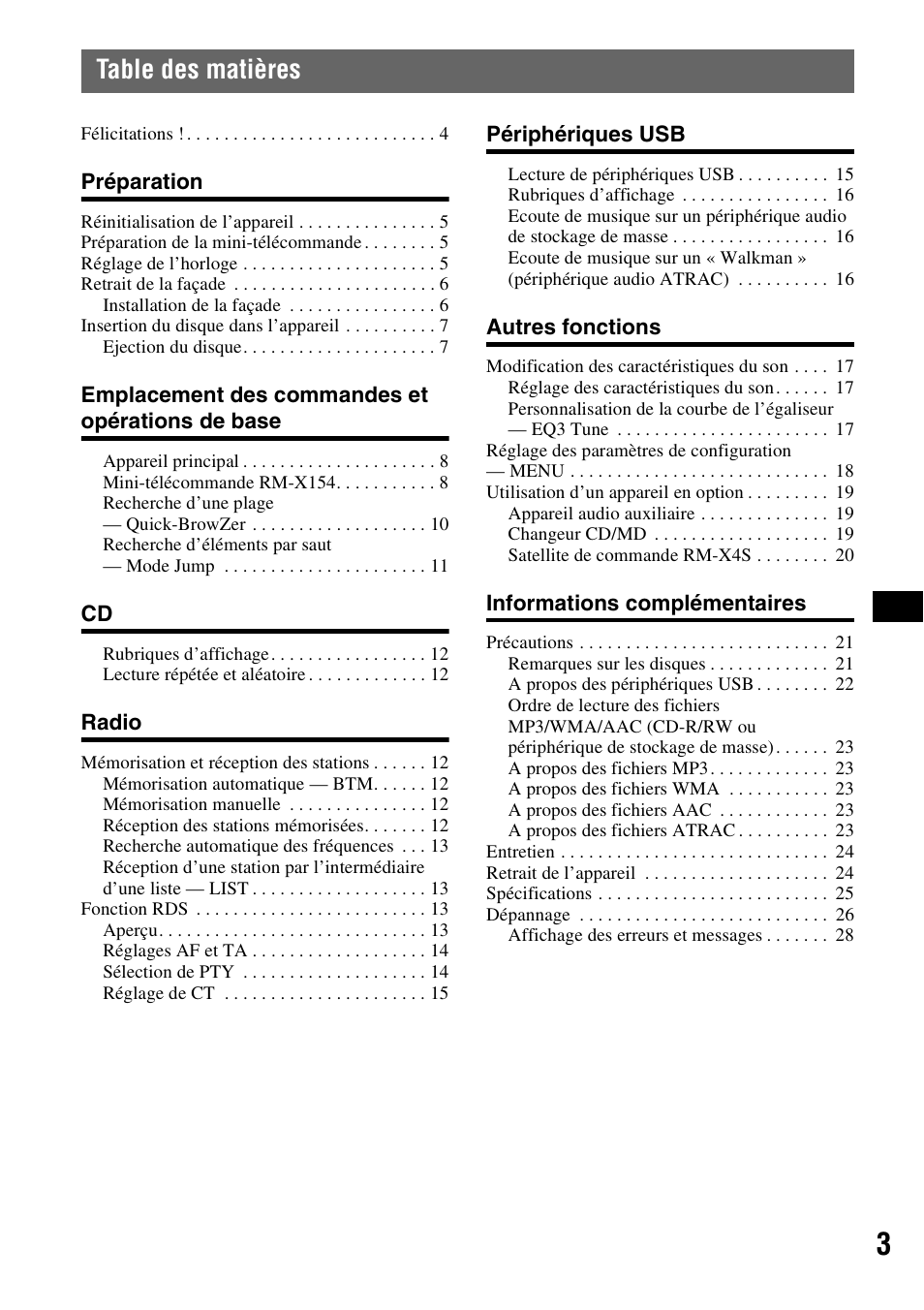 Sony CDX-GT828U User Manual | Page 59 / 140