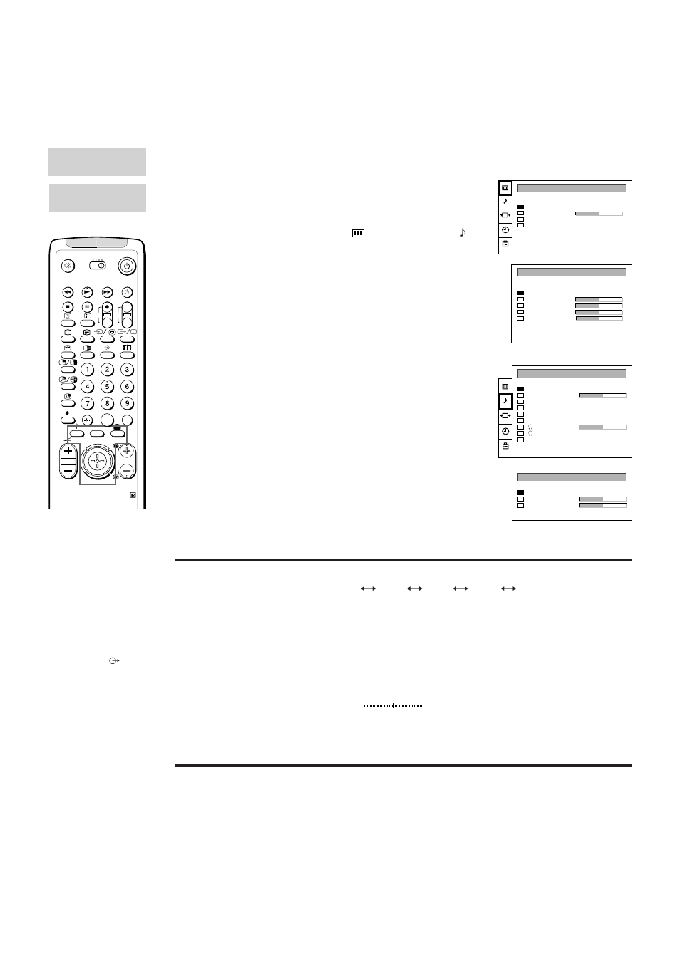 Adjusting and setting the tv using the menu, Adjusting the picture and sound, Effect of each control | Effect, Picture control sound control, Picture control | Sony KP-41S5K User Manual | Page 16 / 146