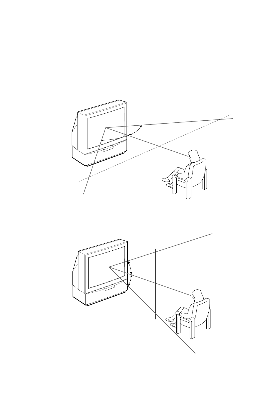 For your information, Optimum viewing area | Sony KP-41S5K User Manual | Page 24 / 146