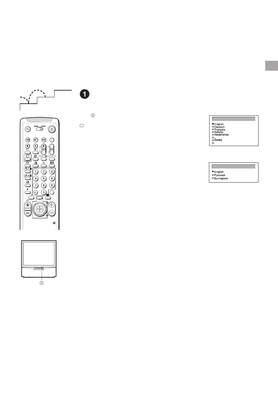 Step 2 tuning in to tv stations, Choose a language | Sony KP-41S5K User Manual | Page 7 / 146