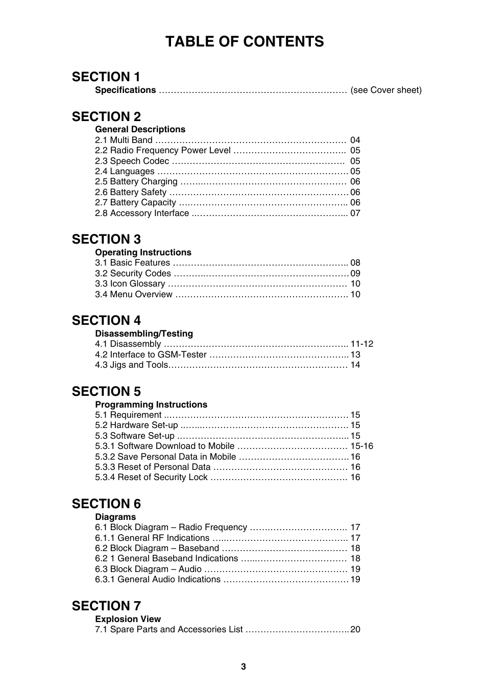 Sony CMD-J26 User Manual | Page 3 / 20