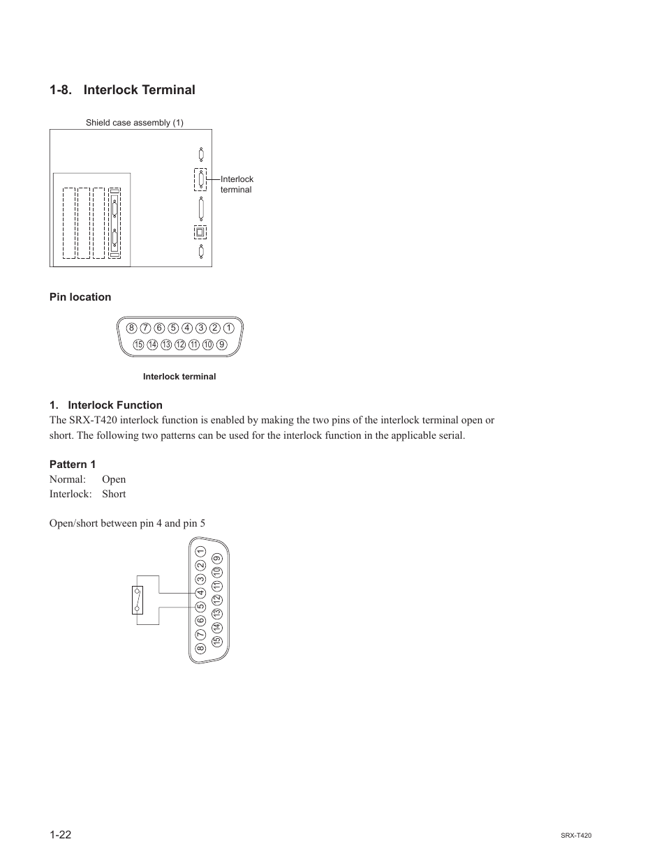 8. interlock terminal | Sony SRX-T420 User Manual | Page 28 / 76