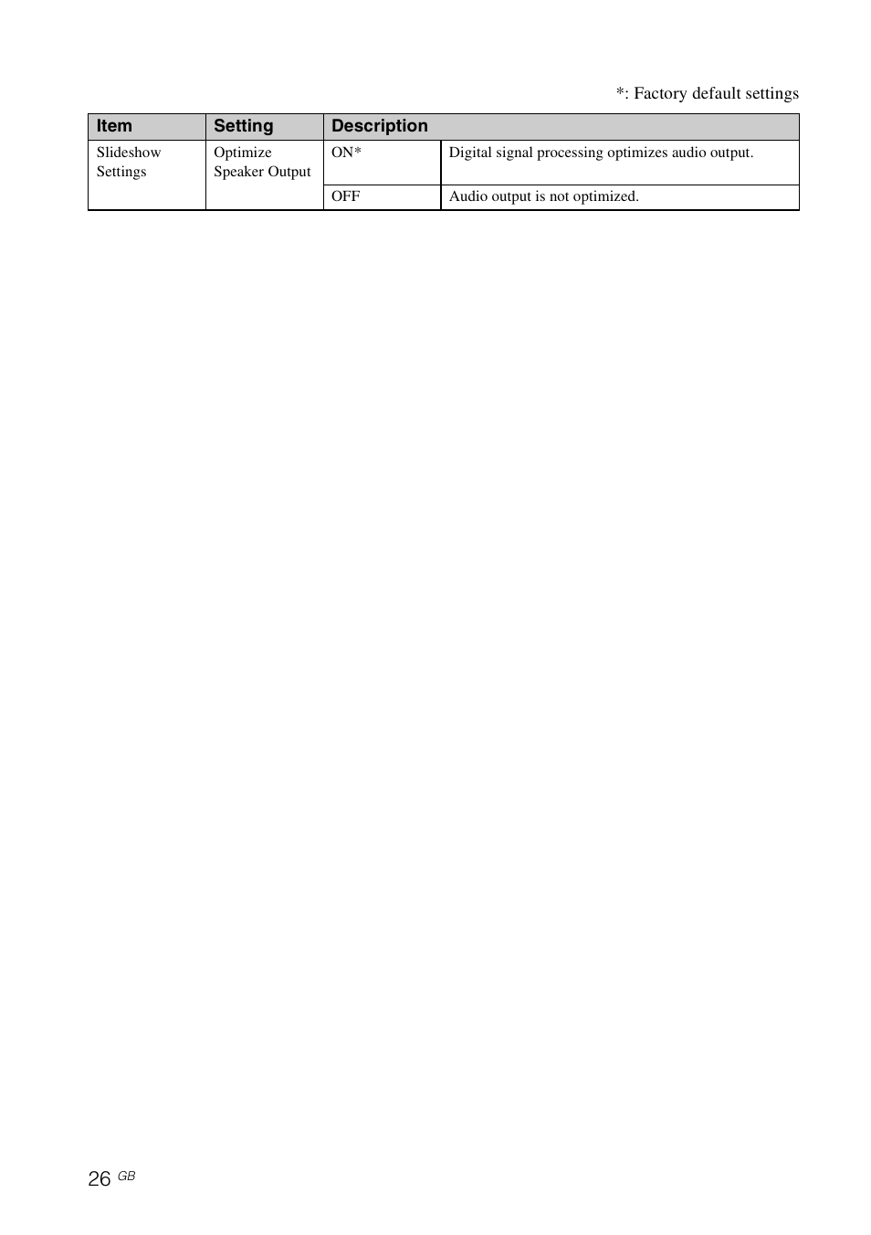 Sony S-FRAME DPF-VR100 User Manual | Page 26 / 64