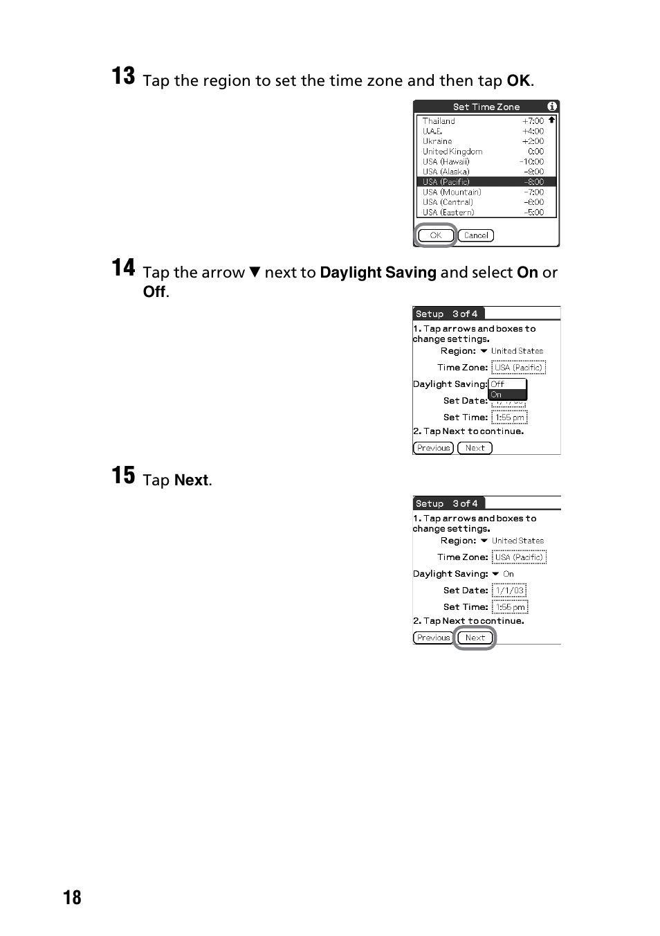 Sony PEG-TG50 User Manual | Page 18 / 100