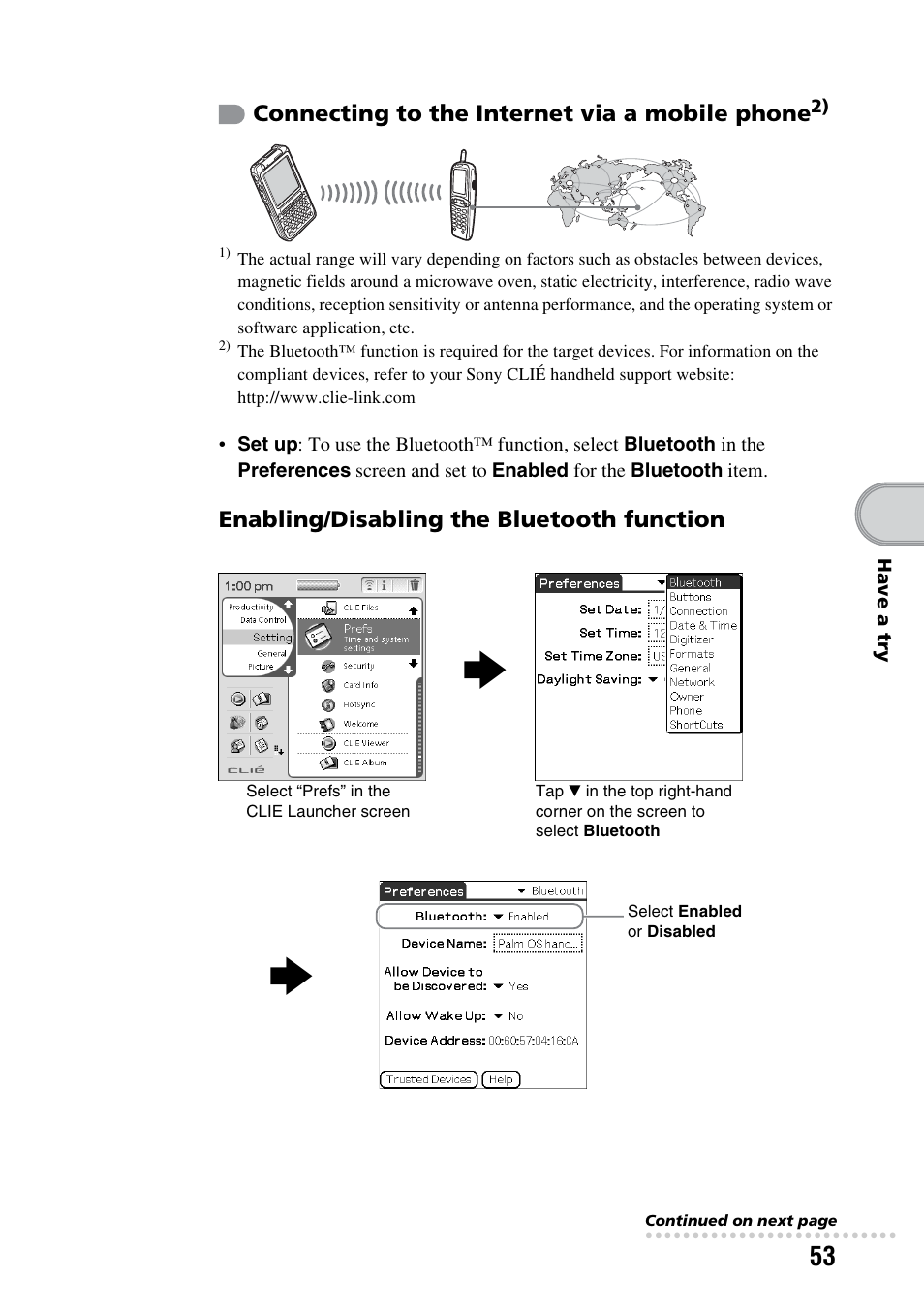 Sony PEG-TG50 User Manual | Page 53 / 100