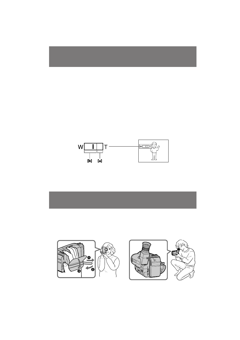 Hints for better shooting, Лу‚въ˚ ‰оfl оы˜¯ви т˙впнл | Sony CCD TR 502 E User Manual | Page 16 / 88