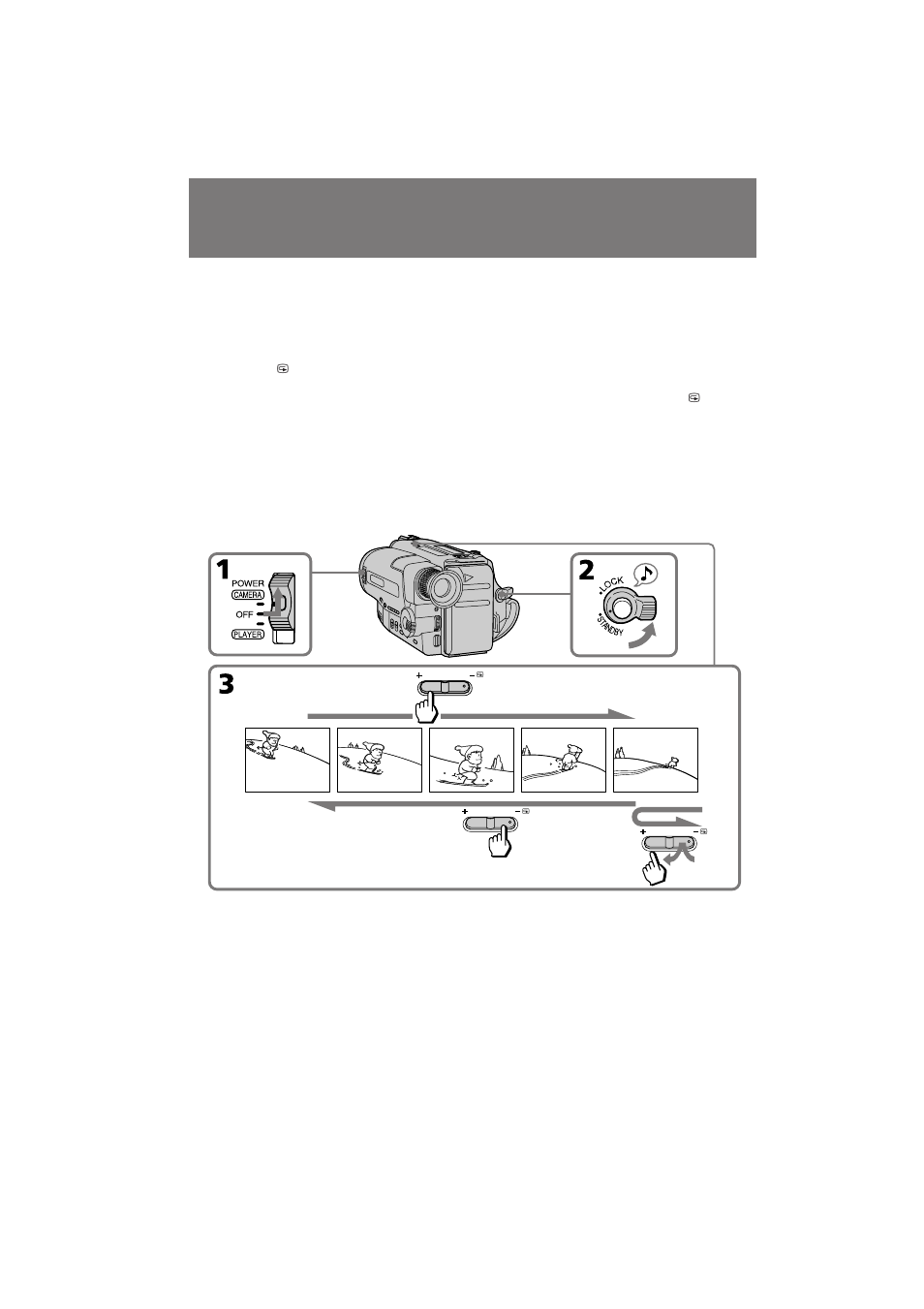 Checking the recorded picture, И у‚в н‡ б‡флт‡мму„у лбу· ‡êâìëfl | Sony CCD TR 502 E User Manual | Page 18 / 88