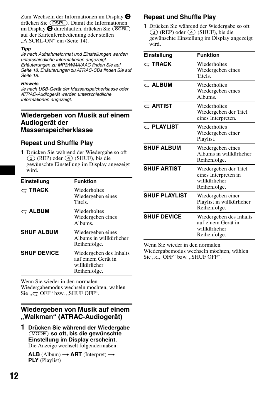 Sony ATRAC AD CDX-GT610U User Manual | Page 32 / 116