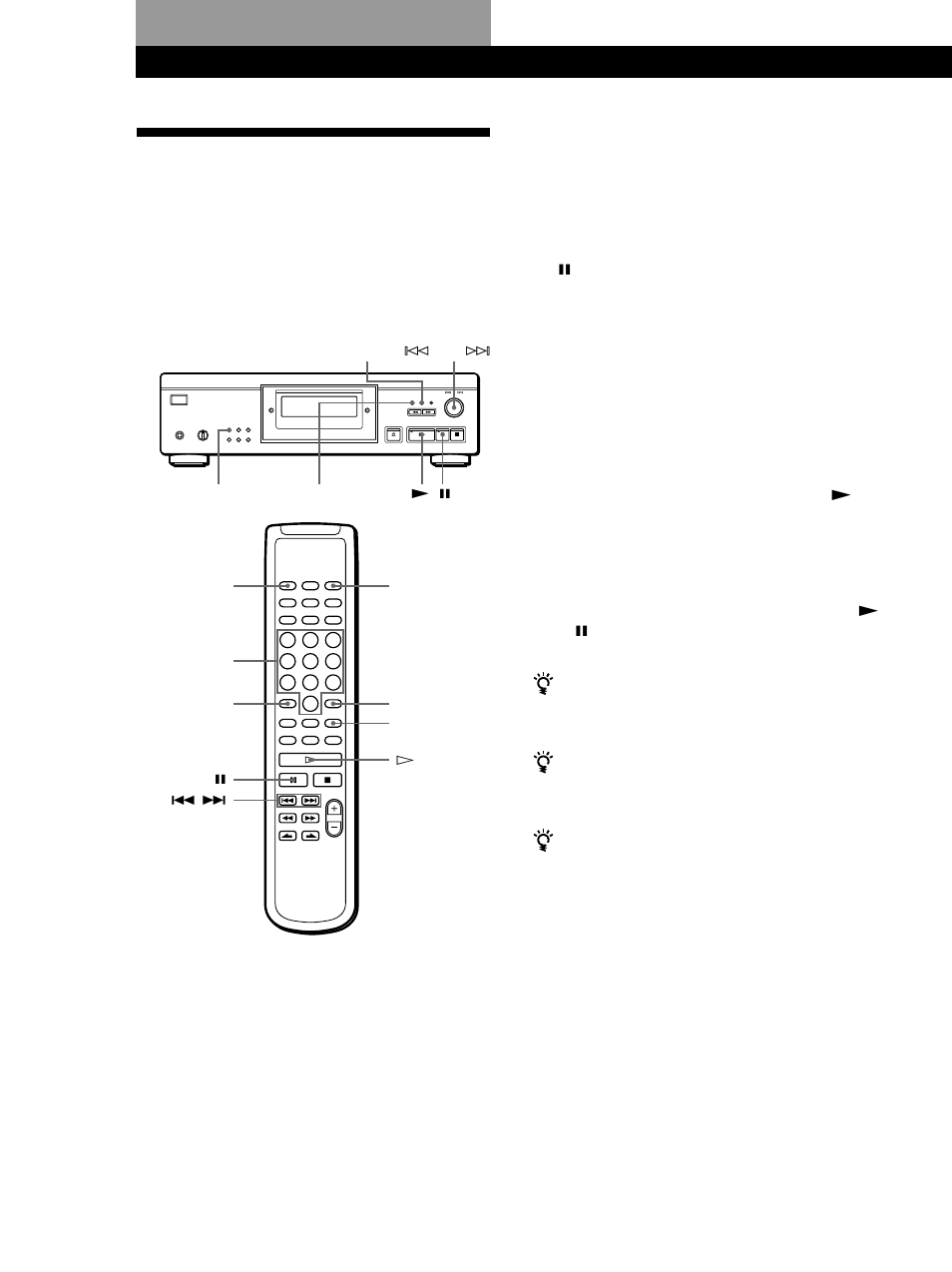 Recording your own programme, Recording from cds | Sony CDP-XA555ES User Manual | Page 16 / 76