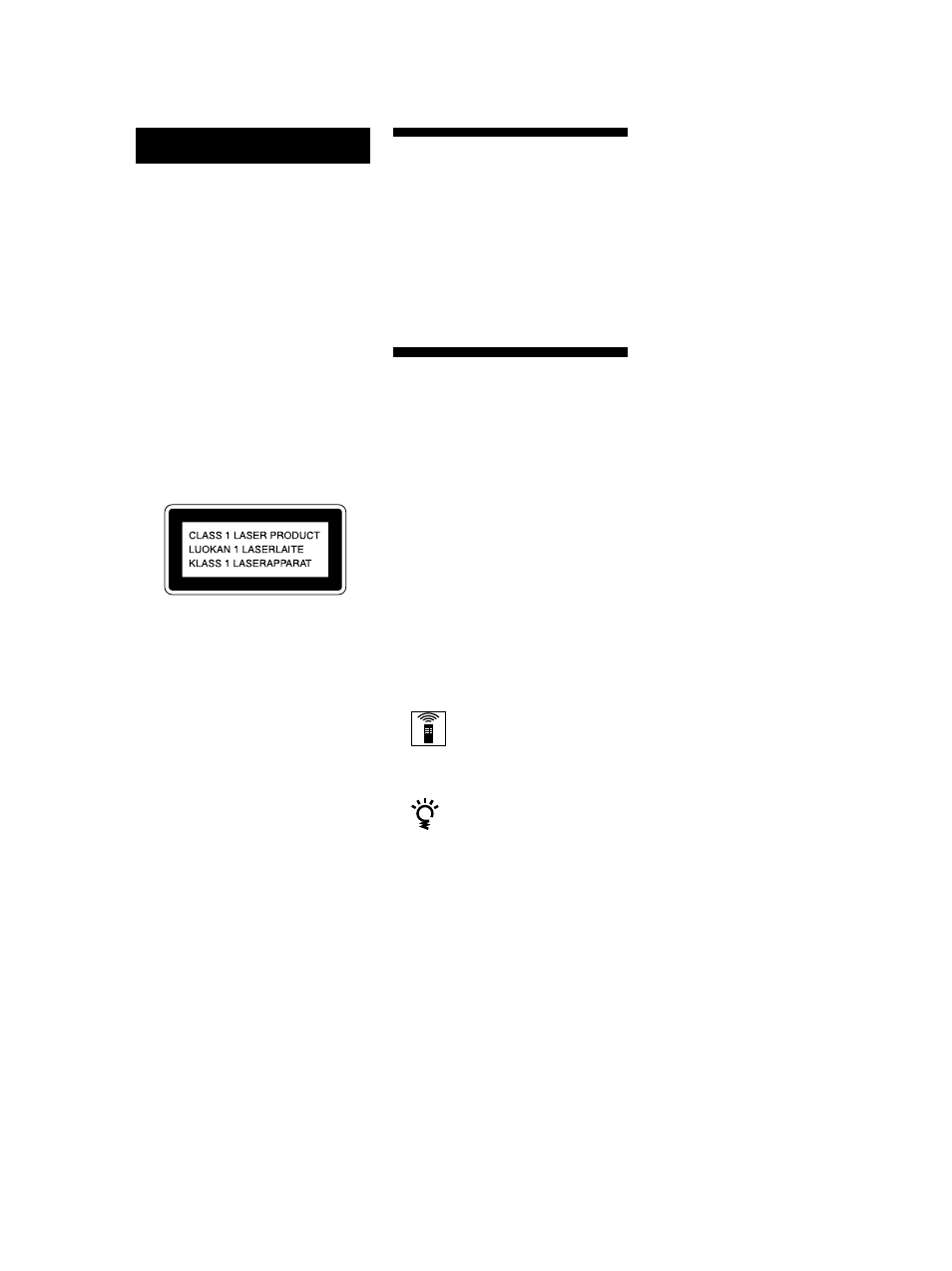 Bienvenue, A propos de ce manuel, Avertissement | Sony CDP-XA555ES User Manual | Page 26 / 76