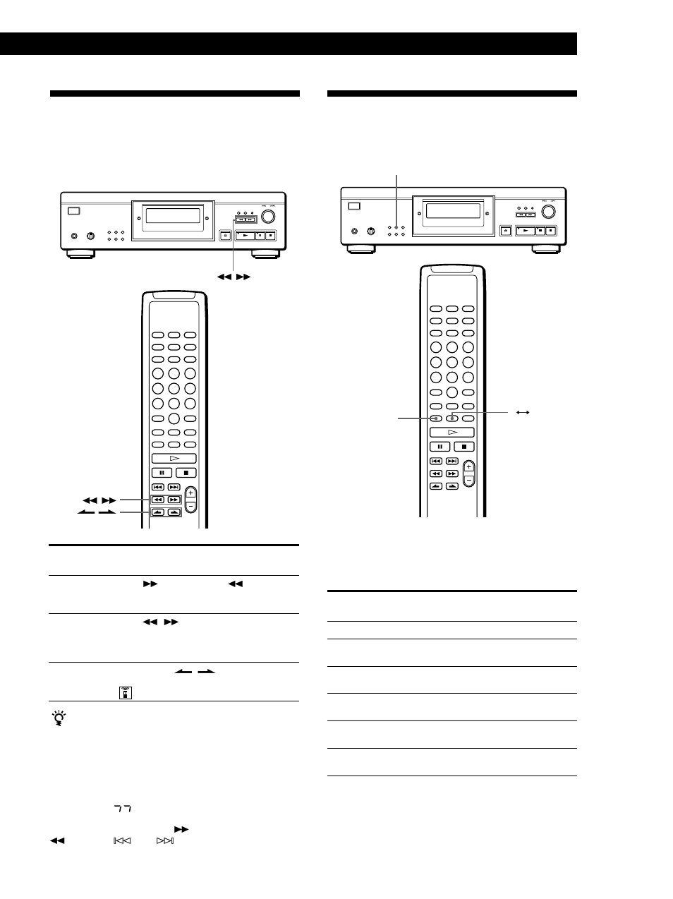 Lecture de plages répétée, Localisation d’un passage déterminé sur une plage, Lecture de disques compacts | Sony CDP-XA555ES User Manual | Page 35 / 76