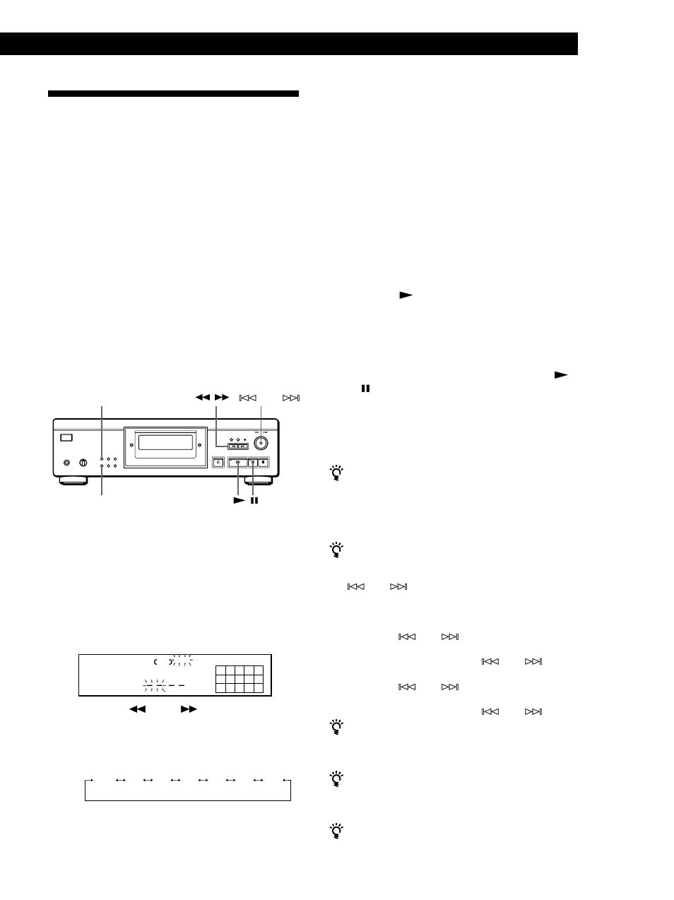 Enregistrement de disques compacts | Sony CDP-XA555ES User Manual | Page 41 / 76