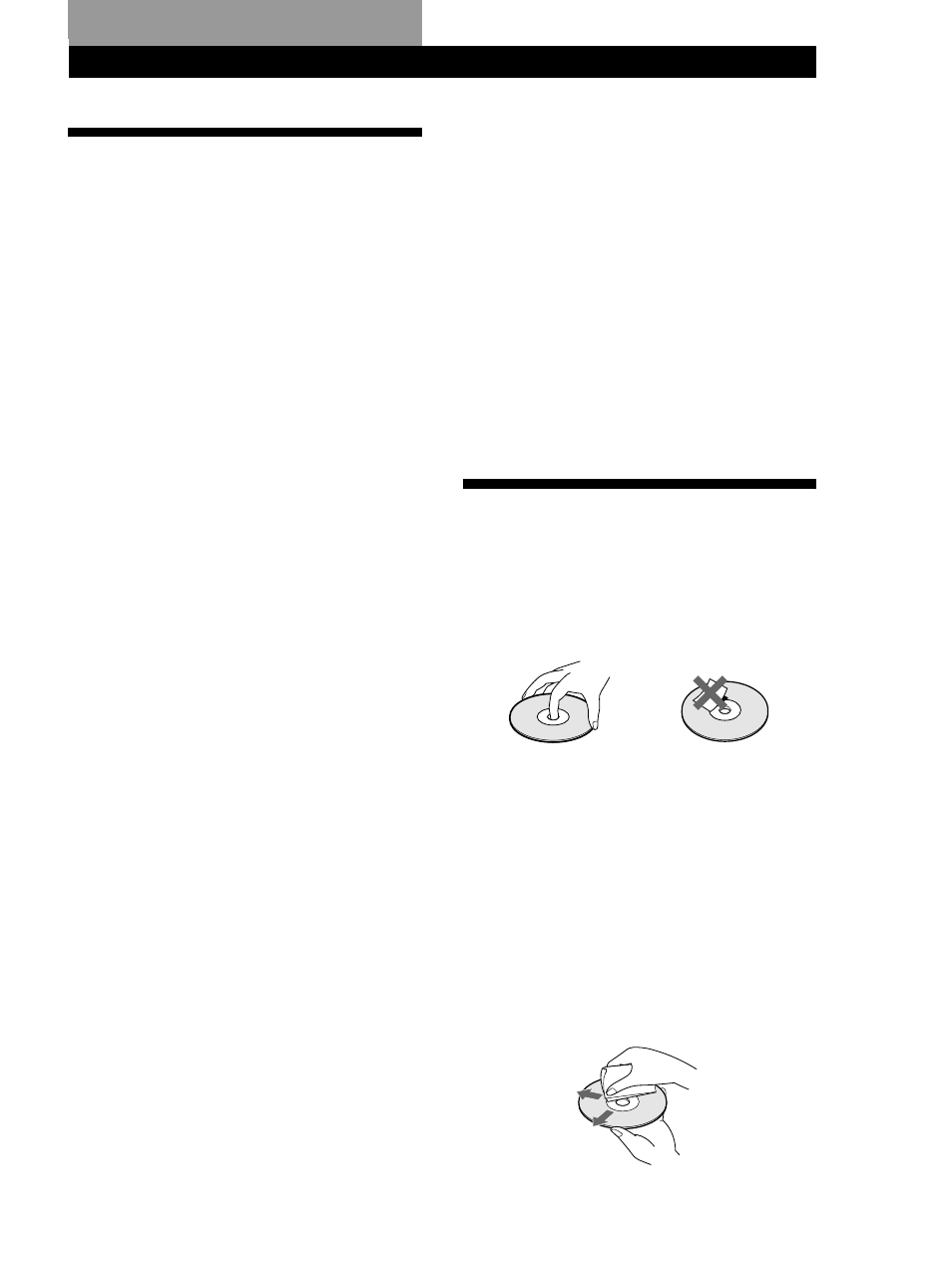 Remarques sur les disques compacts, Précautions, Informations complémentaires | Sony CDP-XA555ES User Manual | Page 47 / 76