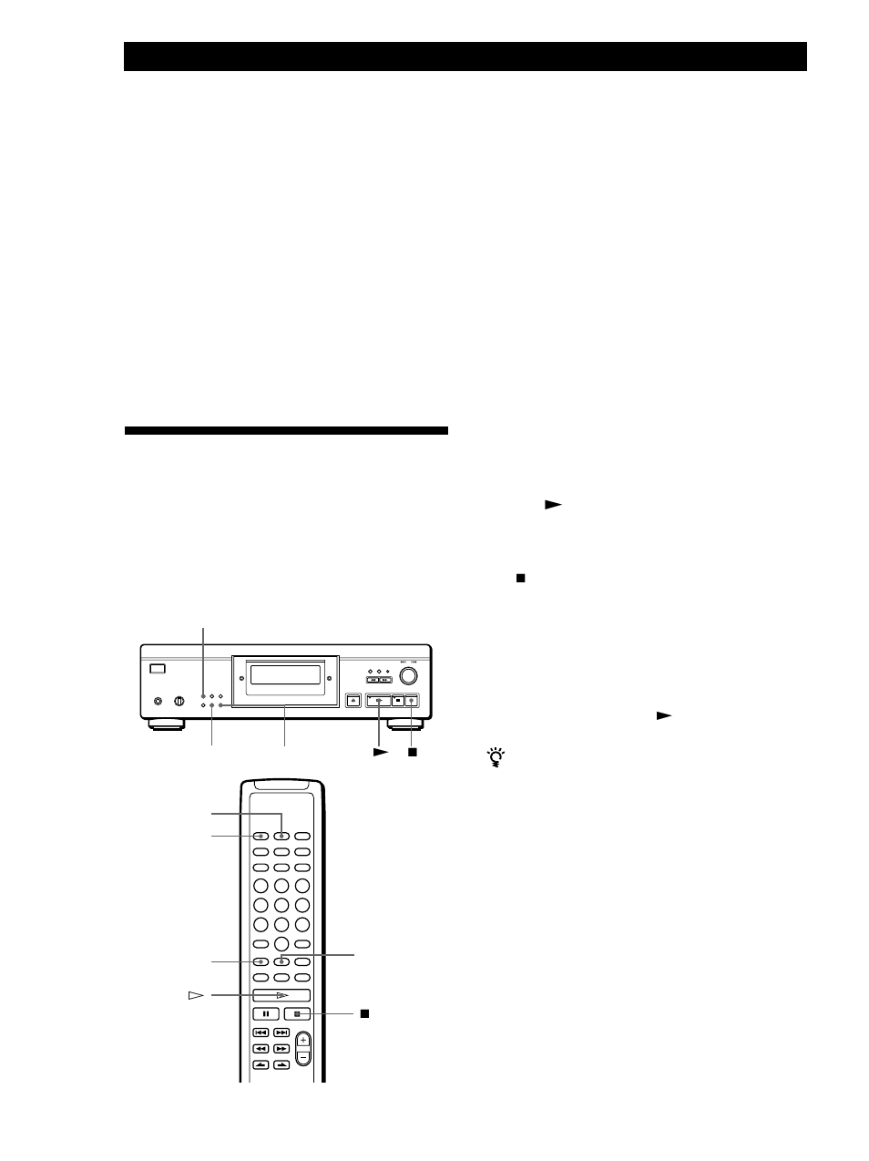 Supresión del índice personalizado 1, Reproducción mediante la supresión de banco 1, Borrado de la supresión de banco 1 | Sony CDP-XA555ES User Manual | Page 70 / 76