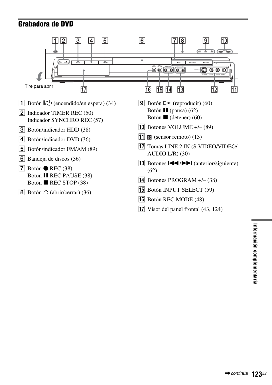 Grabadora de dvd | Sony DAR-RH7000 User Manual | Page 249 / 536