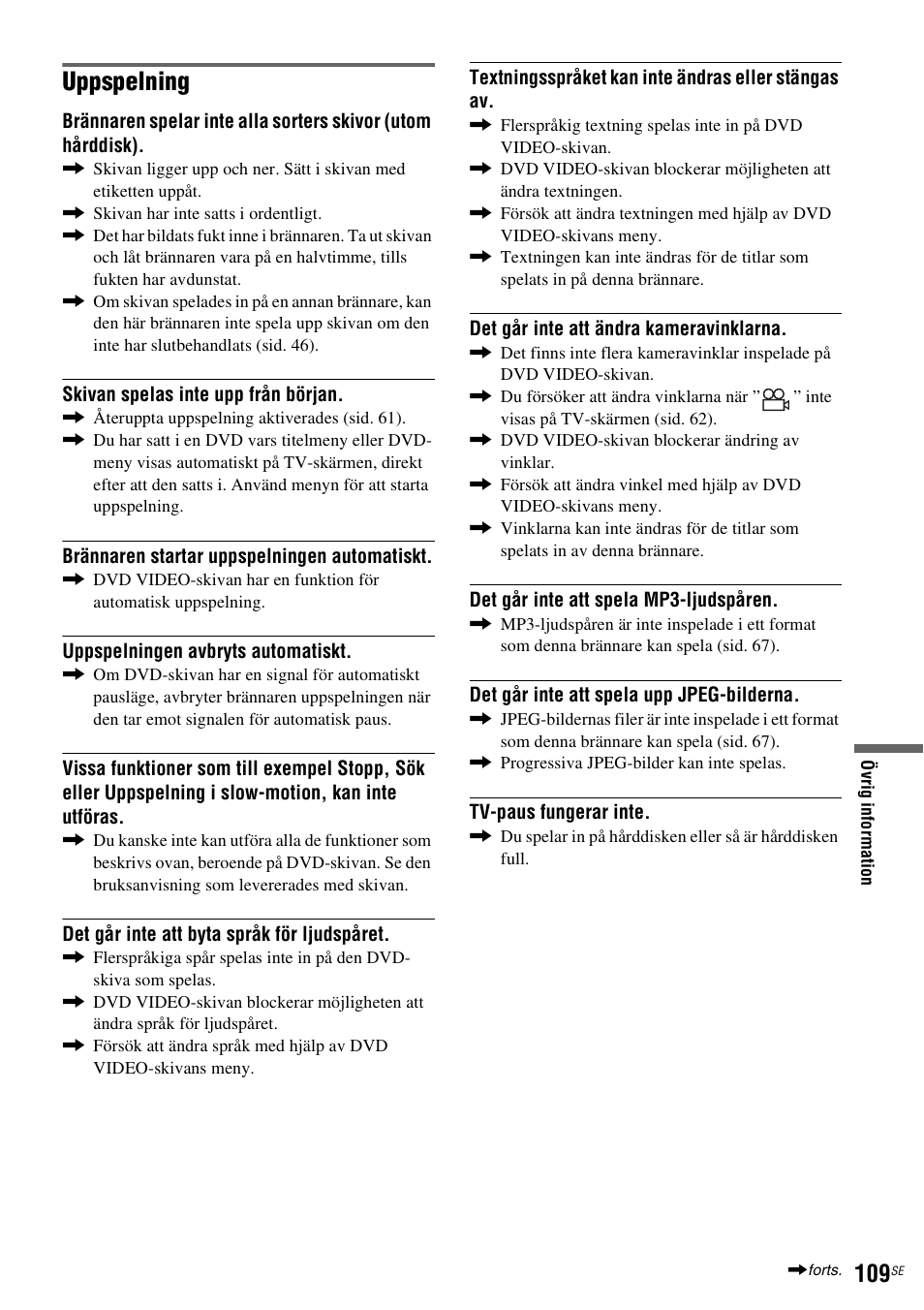 Uppspelning | Sony DAR-RH7000 User Manual | Page 367 / 536