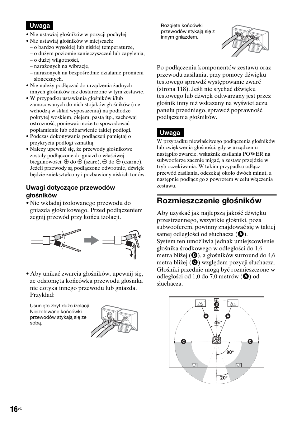 Rozmieszczenie głośników | Sony DAR-RH7000 User Manual | Page 402 / 536