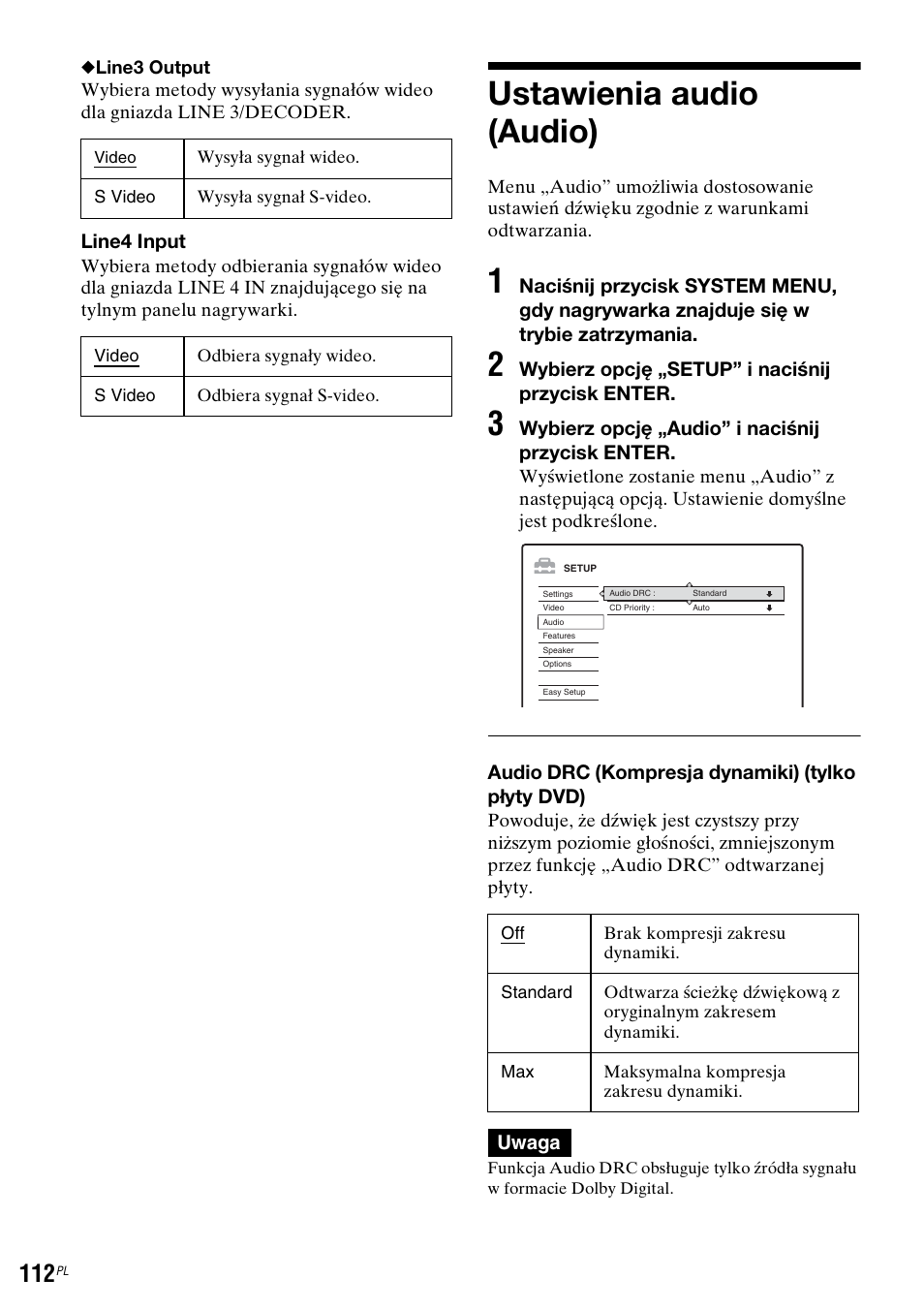 Ustawienia audio (audio) | Sony DAR-RH7000 User Manual | Page 498 / 536