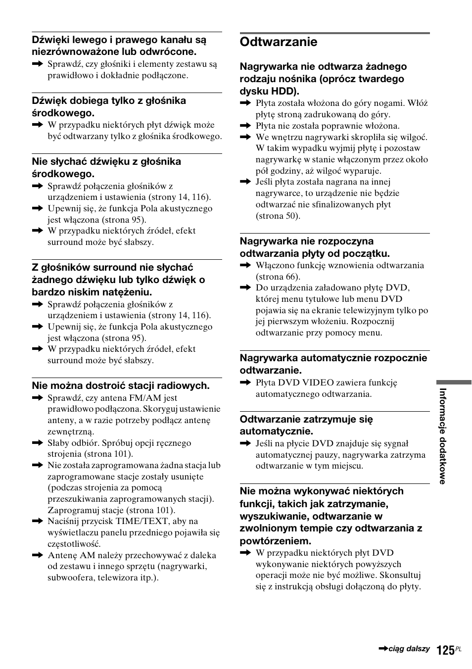 Odtwarzanie | Sony DAR-RH7000 User Manual | Page 511 / 536