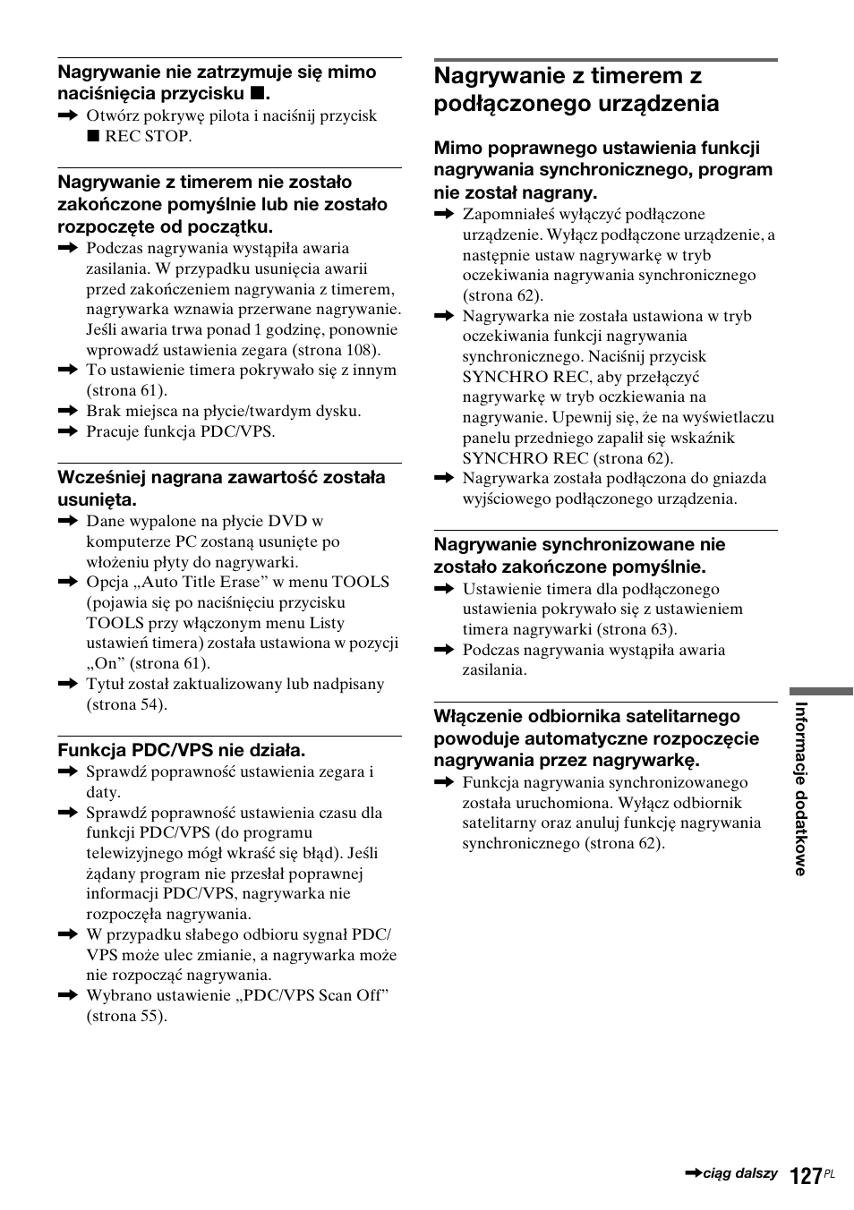 Nagrywanie z timerem z podłączonego urządzenia | Sony DAR-RH7000 User Manual | Page 513 / 536