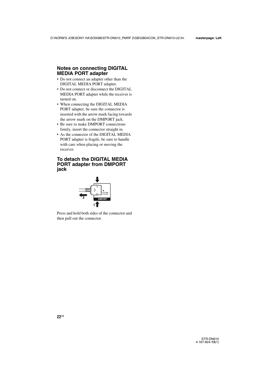 Sony STR-DN610 User Manual | Page 22 / 84