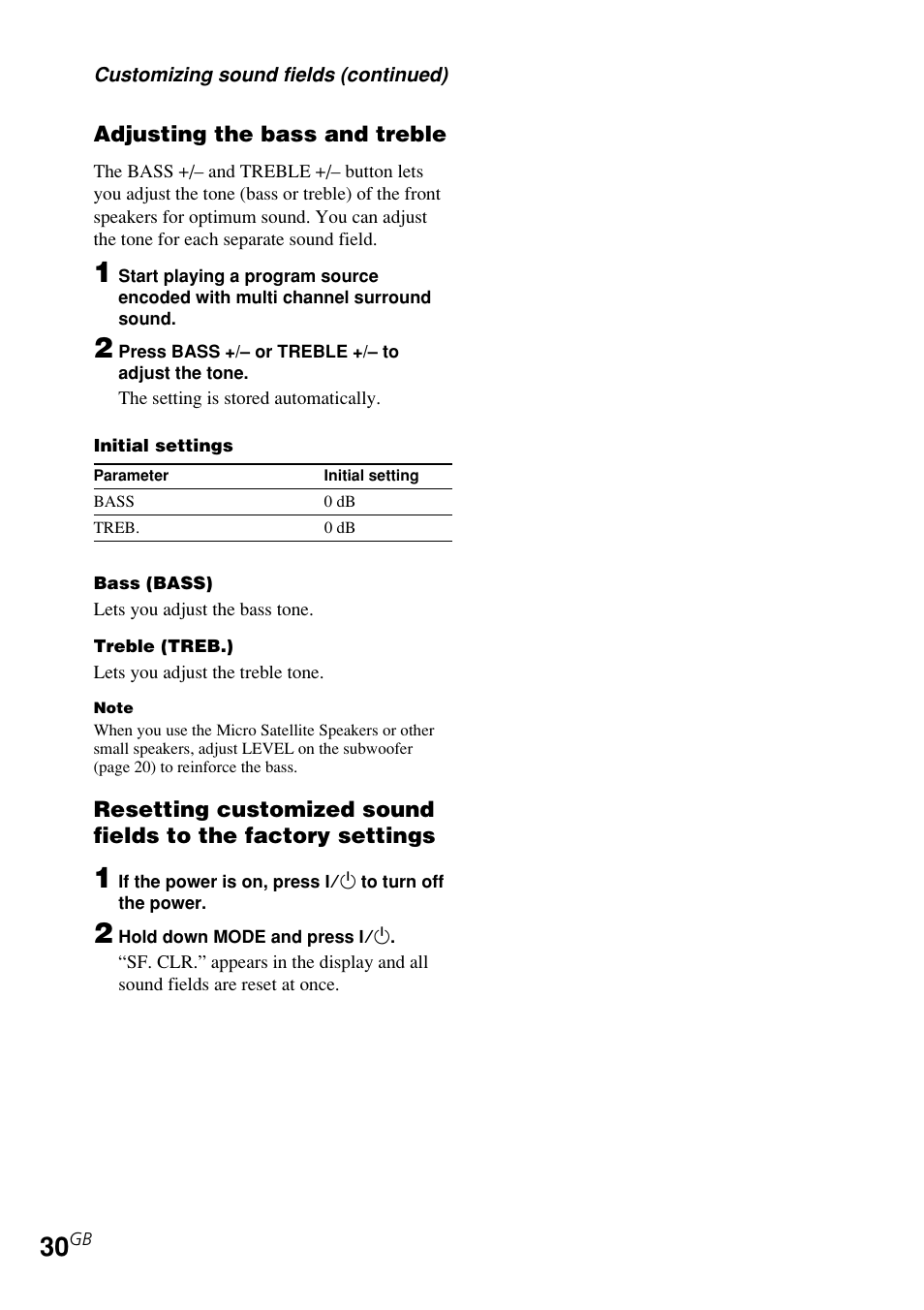 Sony STR-K840P User Manual | Page 30 / 59