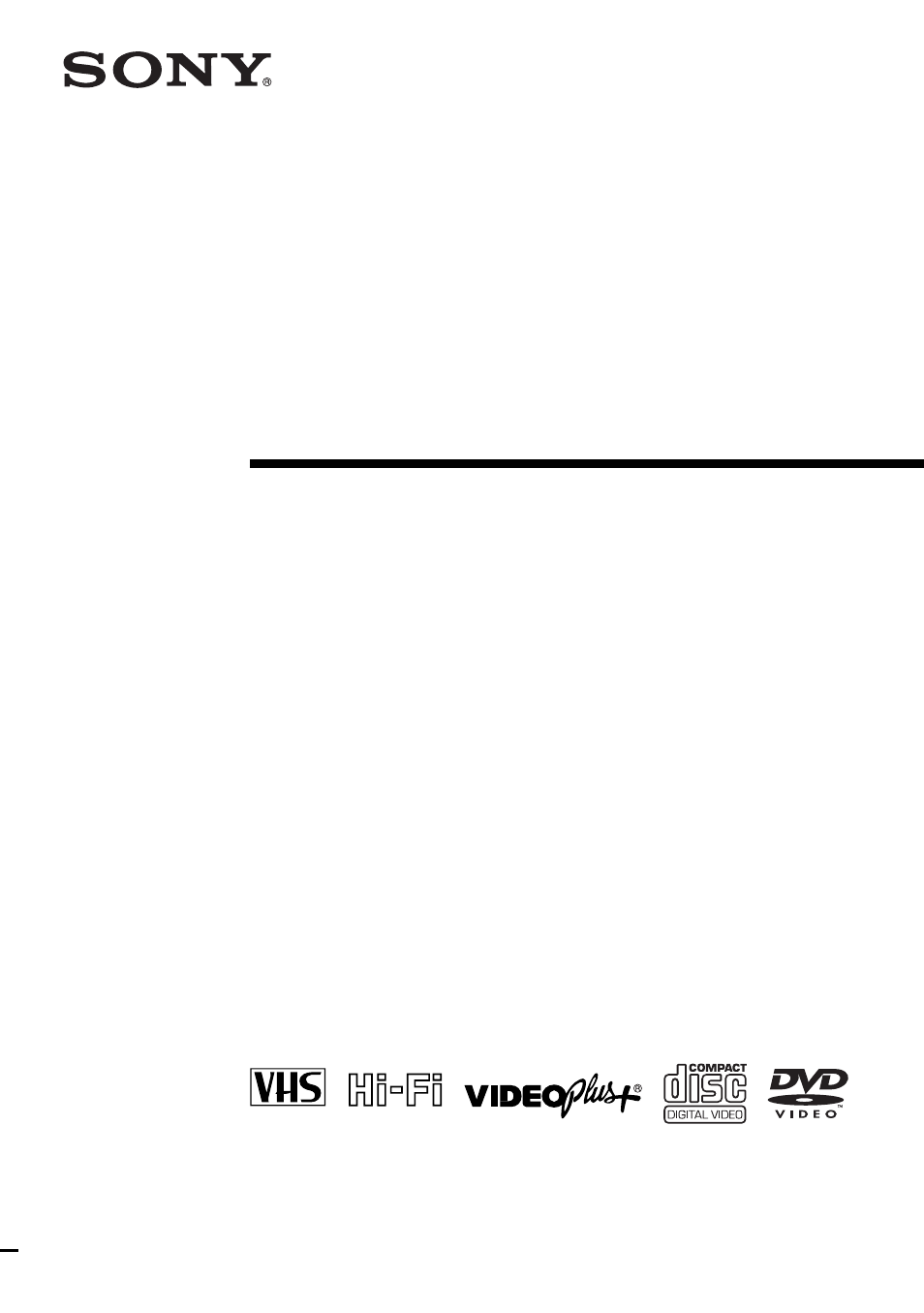 Sony SLV-D900G User Manual | 112 pages